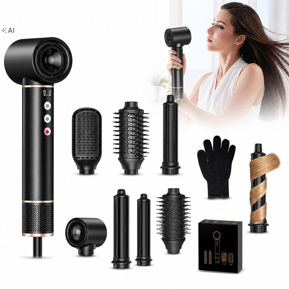 Hair Curler Dryer With Ionization 5in1 Rotating Multifunctional Strong