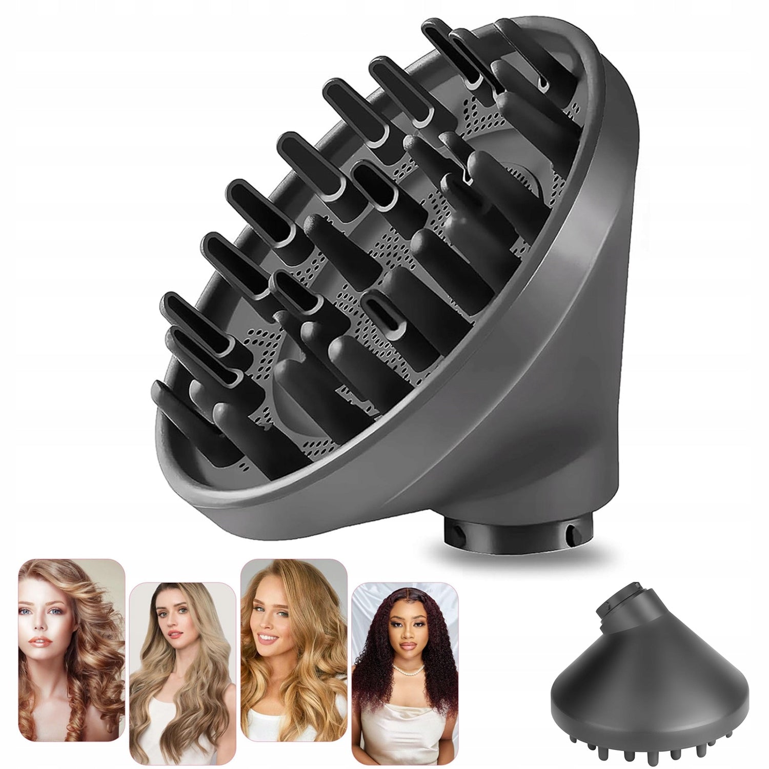 Hair Diffuser For Dyson Airwrap HS05 HS03 HS01, Diffuser Nozzle Grey Packaging status original
