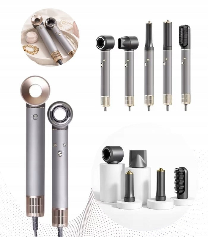 Hair Dryer 5in1 Multifunctional Ionization 1300W Strong Cold Vent