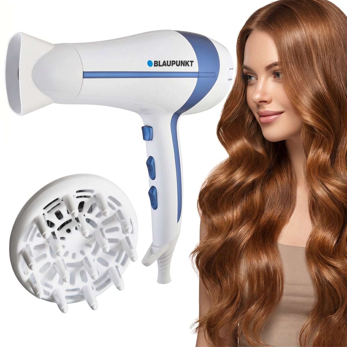 Hair Dryer Blaupunkt HDD501BL Ionization Diffuser Strong 2000W