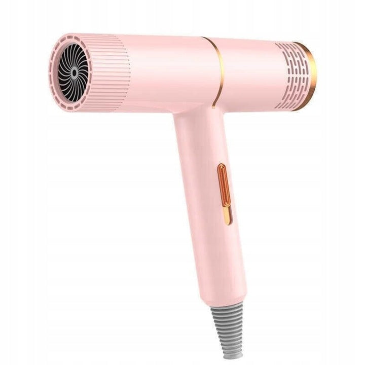 Hair Dryer Compact 800W Strong 3 Modes Pink For Gift Packaging status original