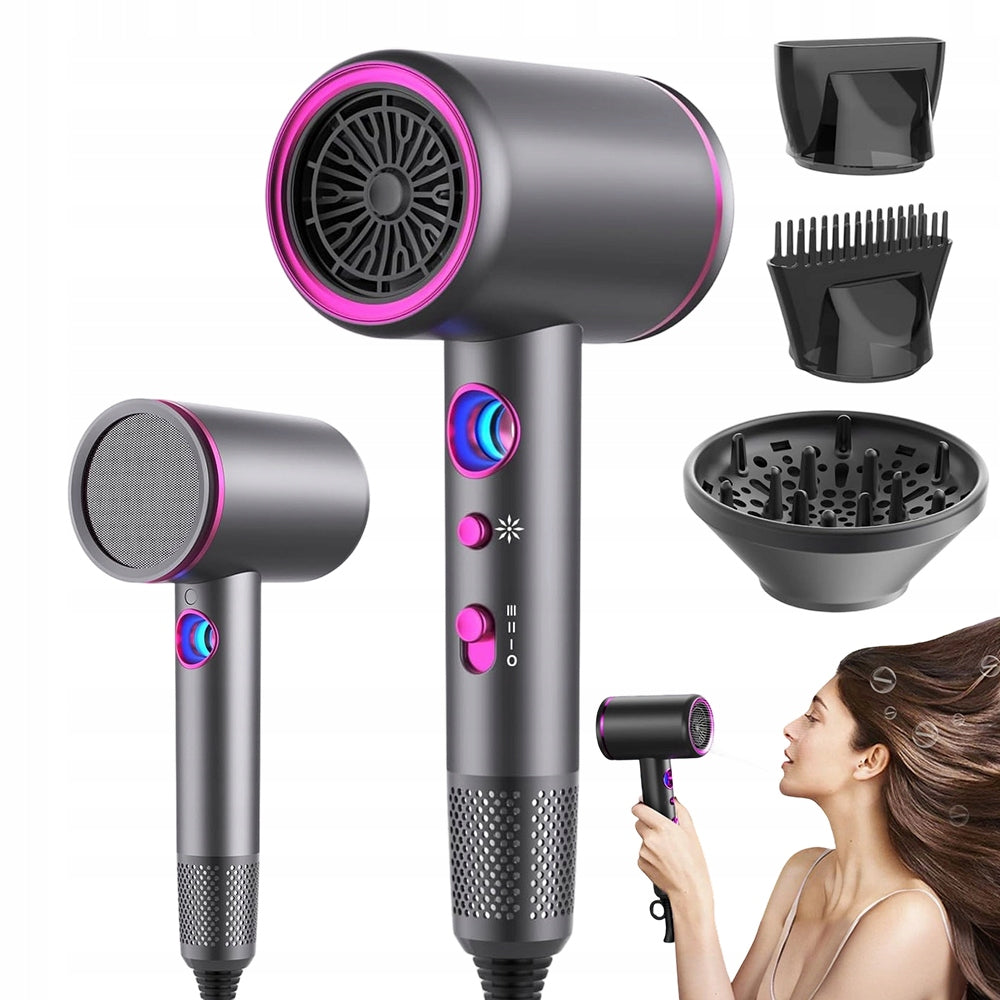 Hair Dryer Hair Styling Drying Set Quiet Thermoprotection