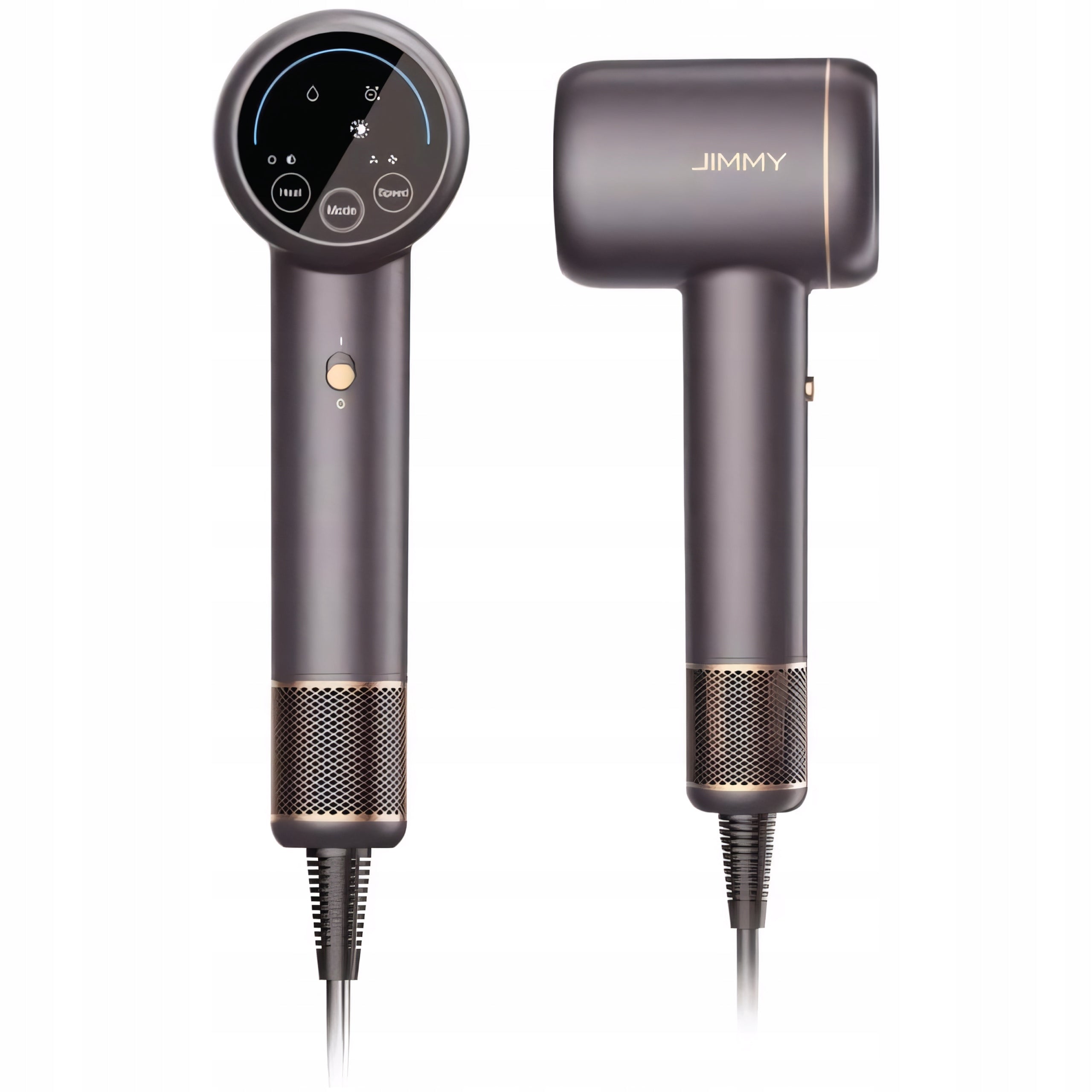 Hair Dryer Jimmy F8 1600W Ionization Nanoi Quiet LED Screen Diffuser