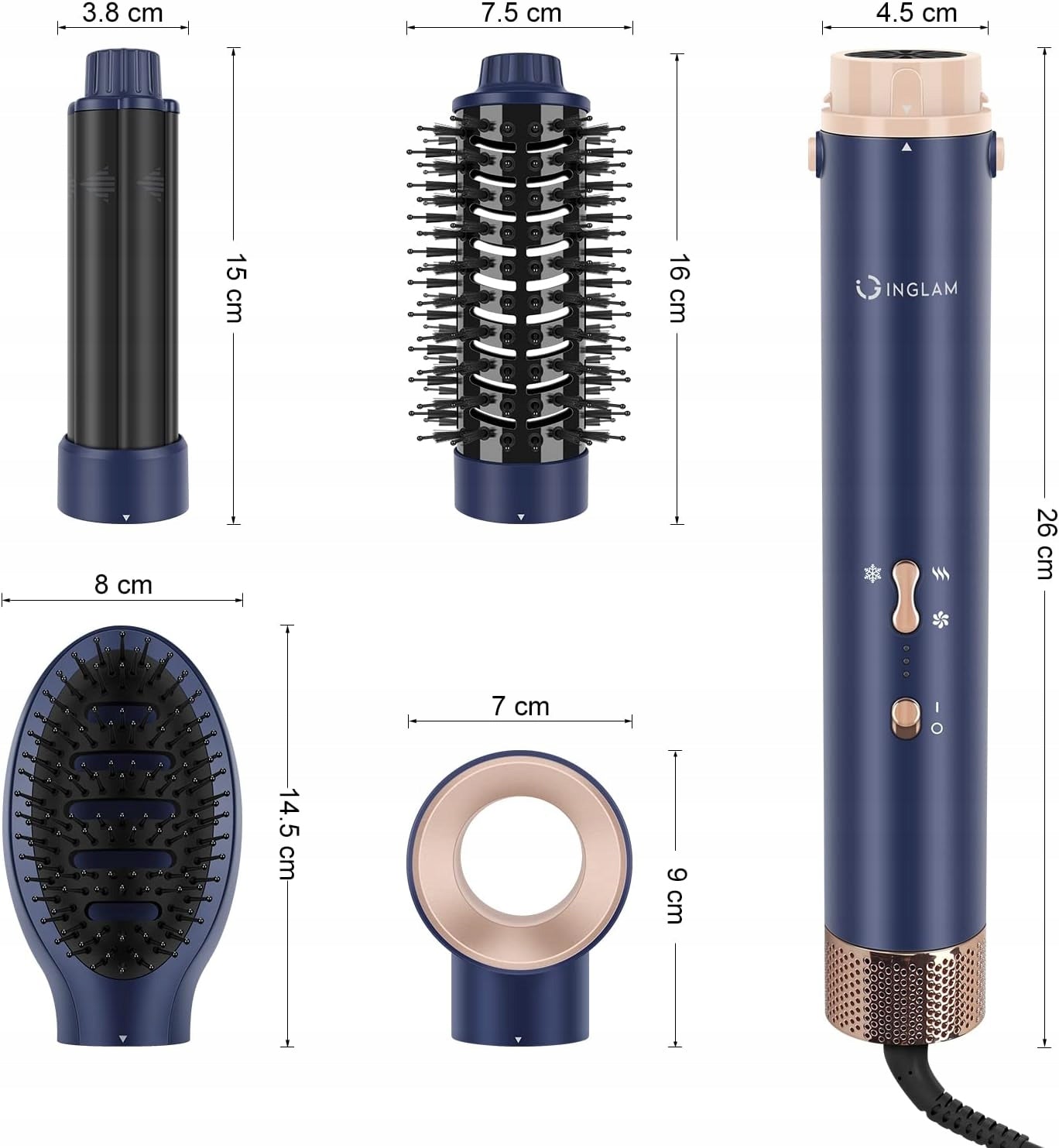 Hair Dryer PARWIN PRO BEAUTY AUTOMATIC DRYER 5in1 MAXAIR EAN (GTIN) 3410256318533