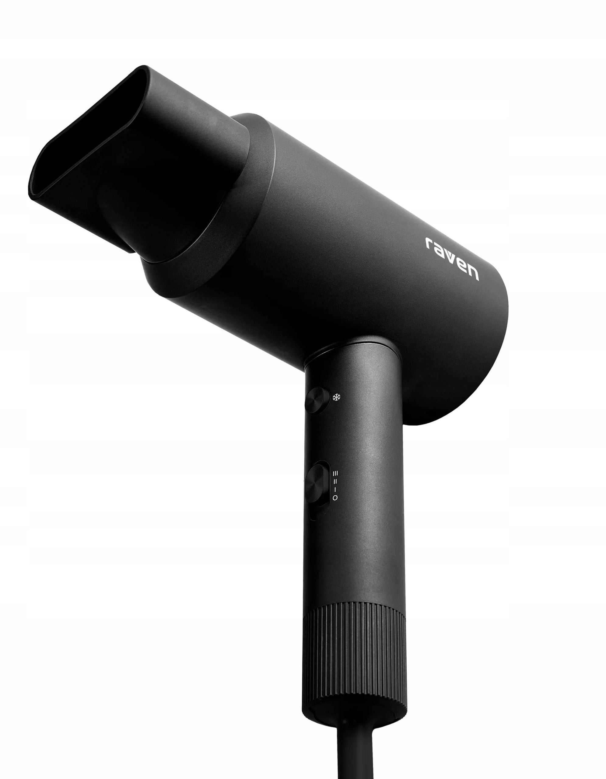 Hair Dryer RAVEN ESW001B Ionization Concentrator Black 2000W Packaging status original