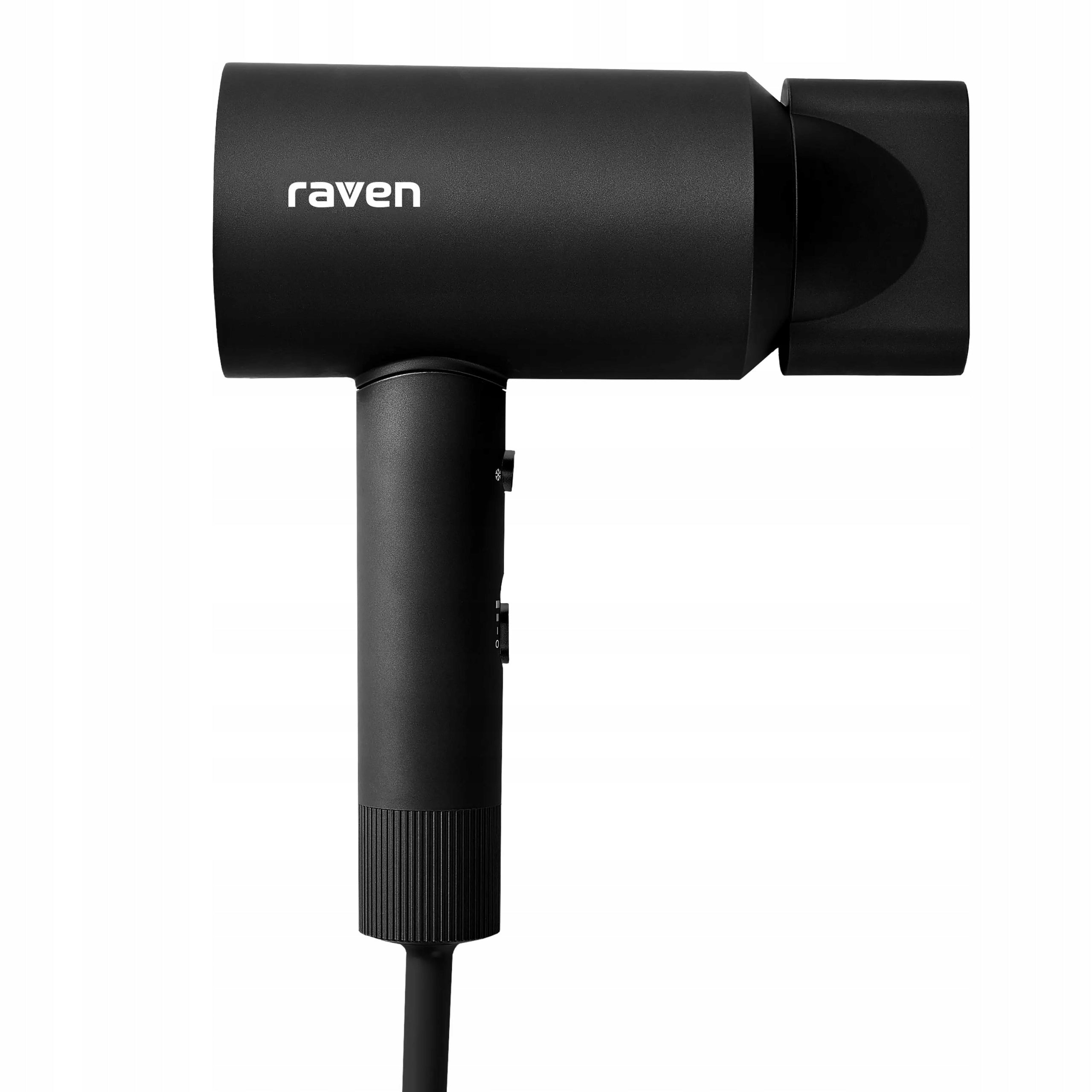 Hair Dryer RAVEN ESW001B Ionization Concentrator Black 2000W
