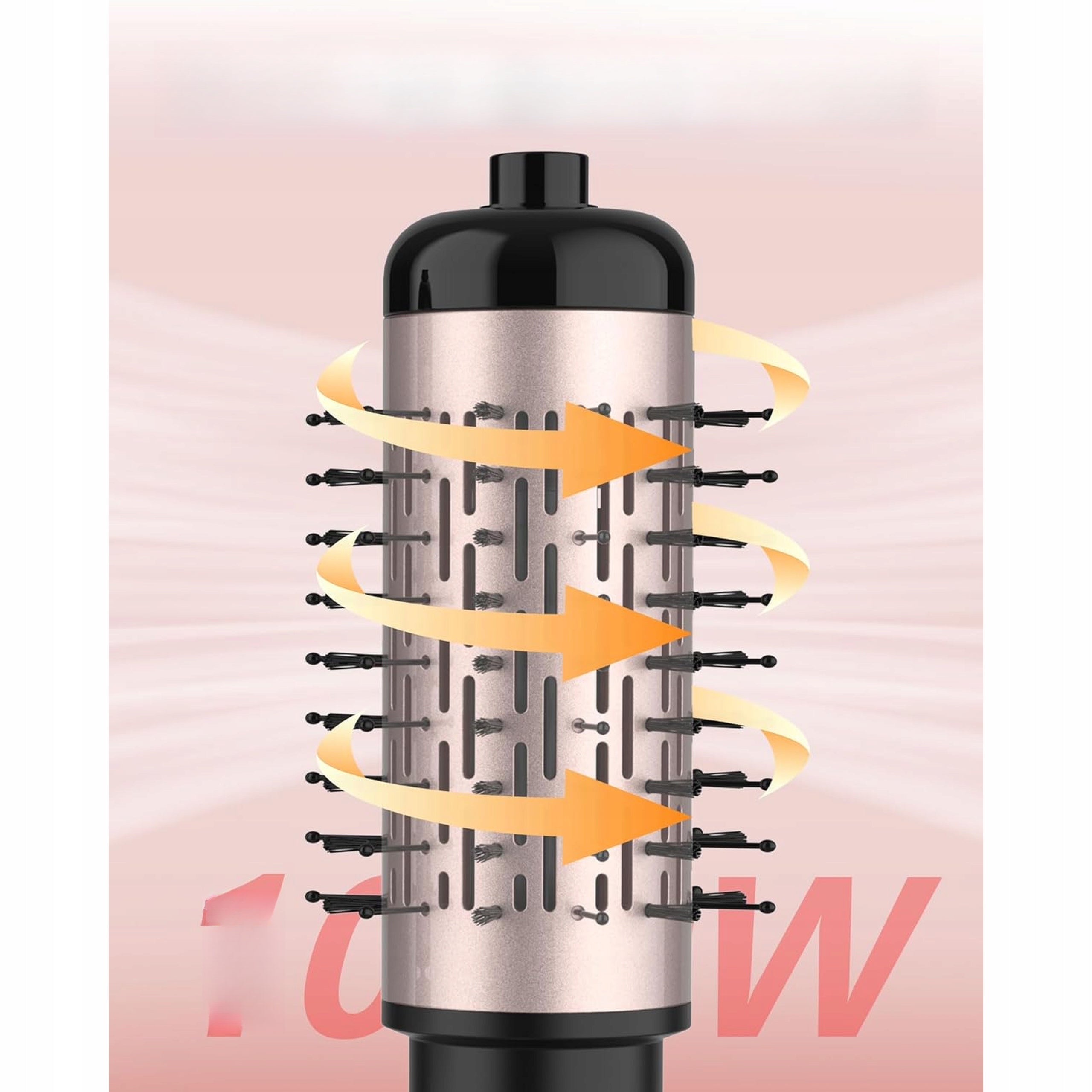 Hair Dryer Rotary Brush 4 in 1 Replacement Tips Pink Brand no brand