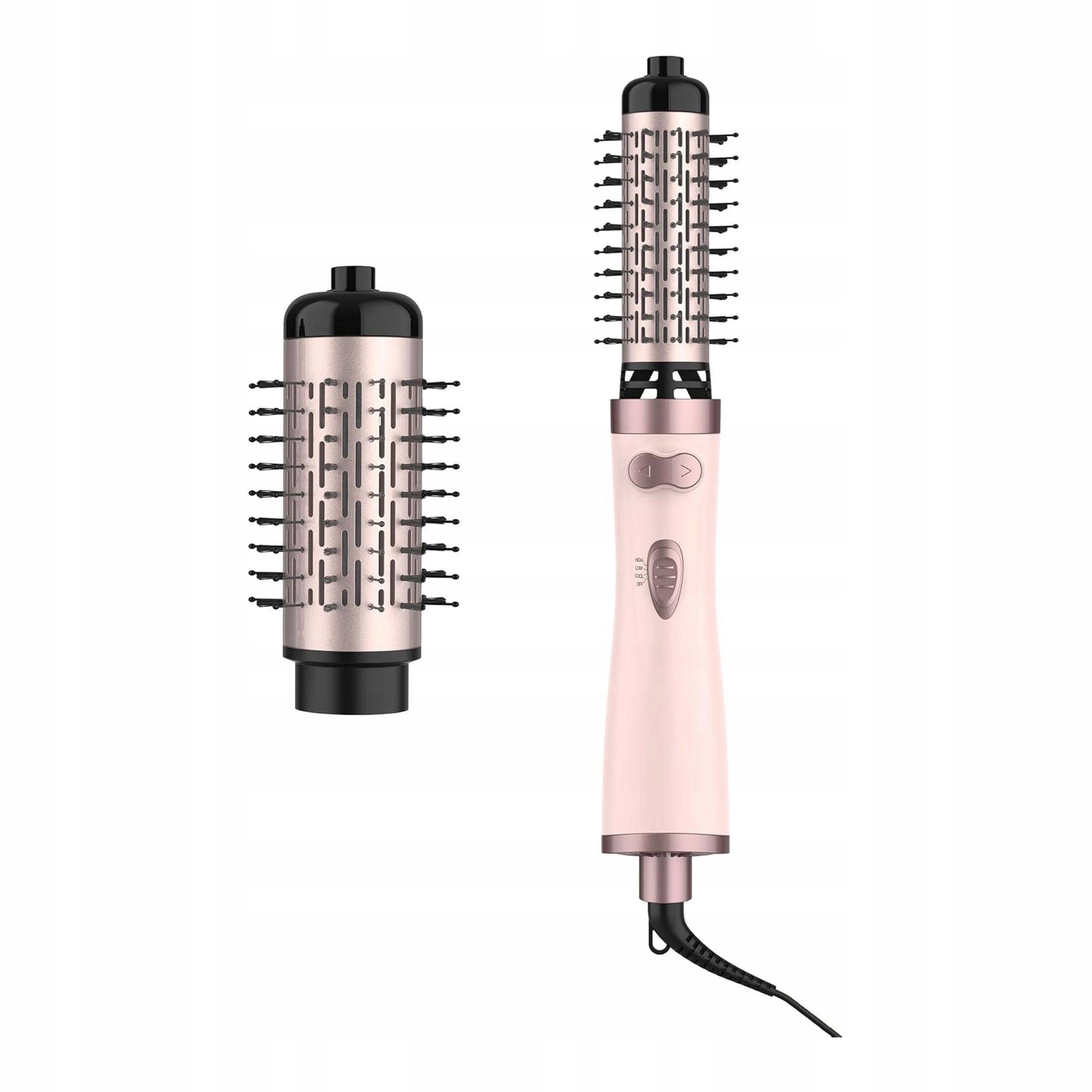Hair Dryer Rotary Brush 4 in 1 Replacement Tips Pink