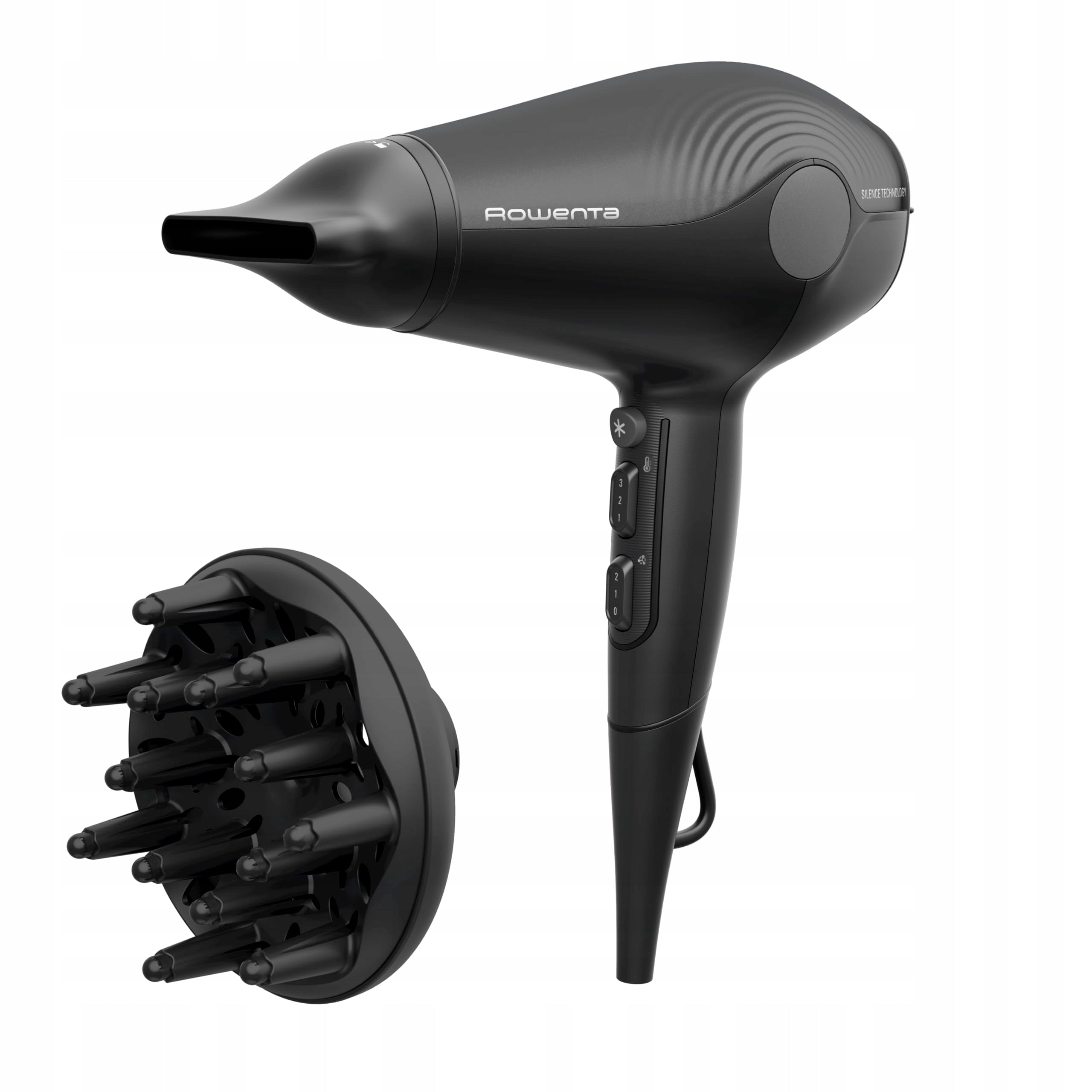 Hair Dryer Rowenta Ultra Silence CV6430 Ionization Diffuser 1800W