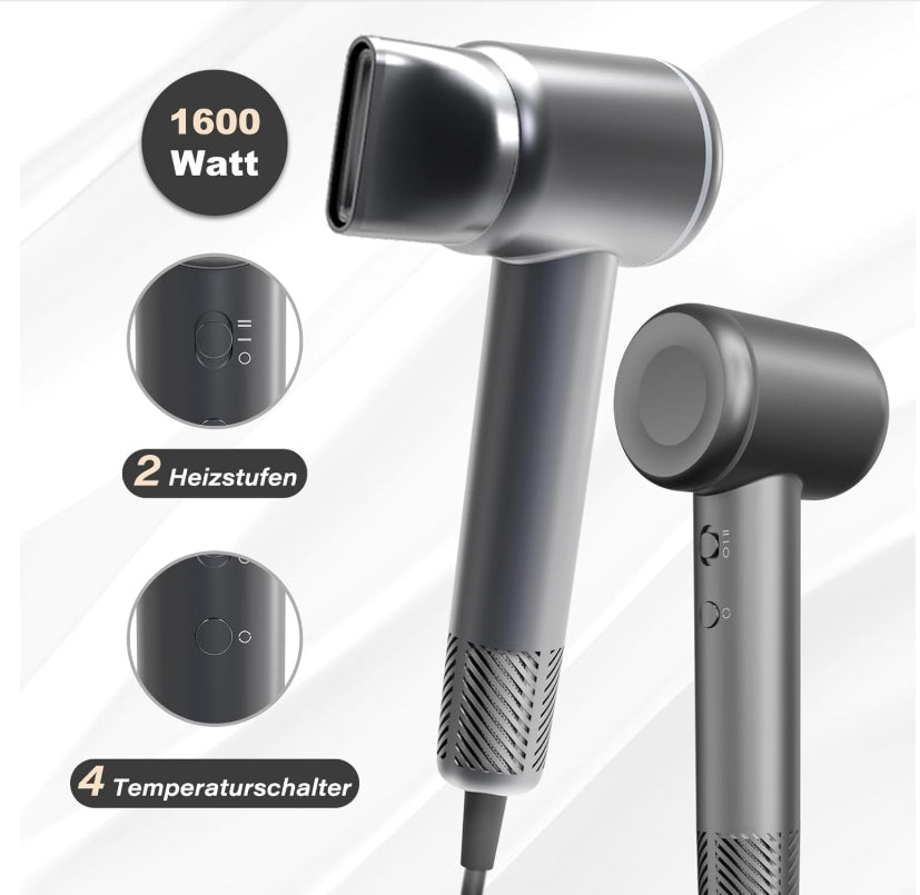 Hair Dryer Smart Temperature Control 4 Tips Manufacturer code suszarka do włosów Hair Dryer DealON