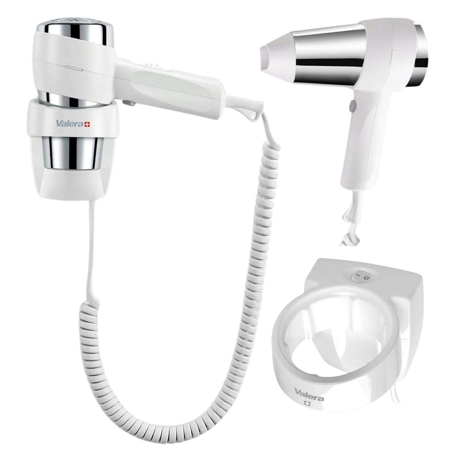 Hair Dryer Valera Action Super Plus 1600W White Hotel Handle