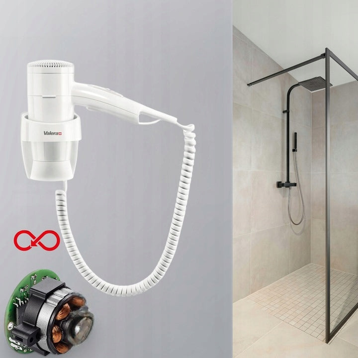 Hair Dryer Valera Premium 1600W White Hotel Swimming Pool Strong Manufacturer code Suszarka Valera Premium 1600W