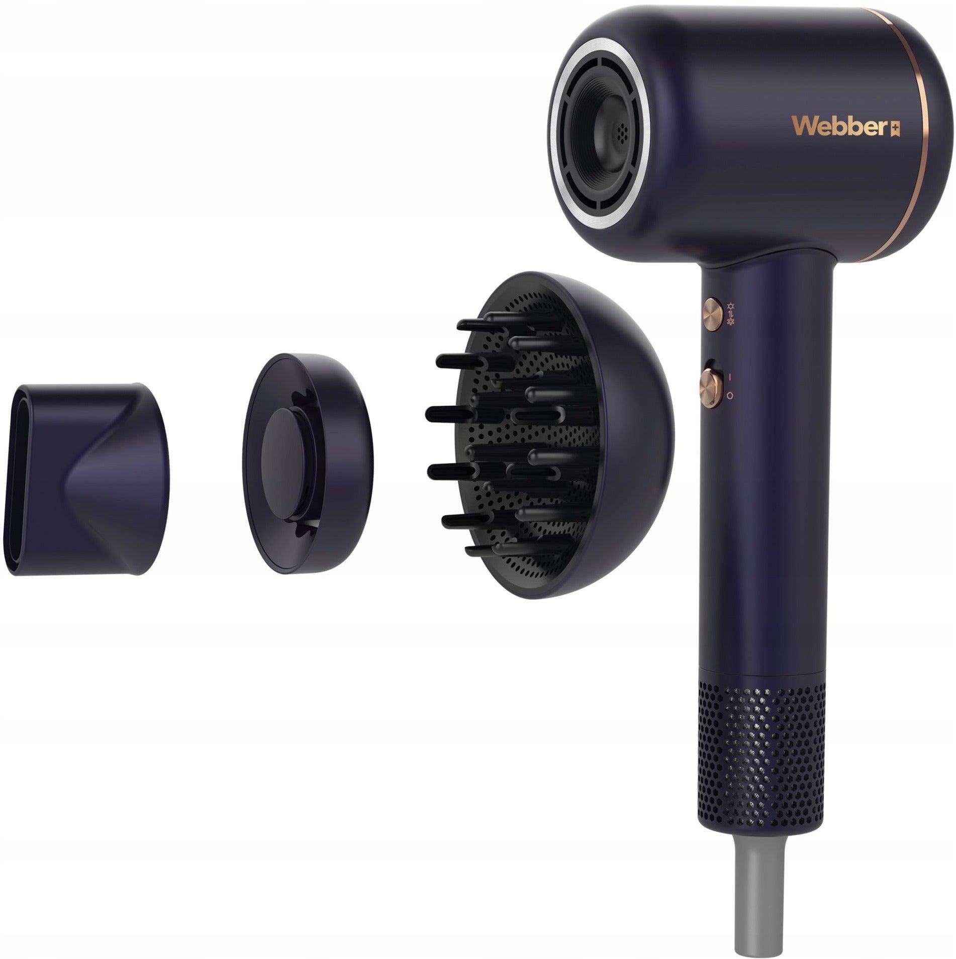 Hair Dryer WEBBER HD-1698 3in1 Essential Oils Venta
