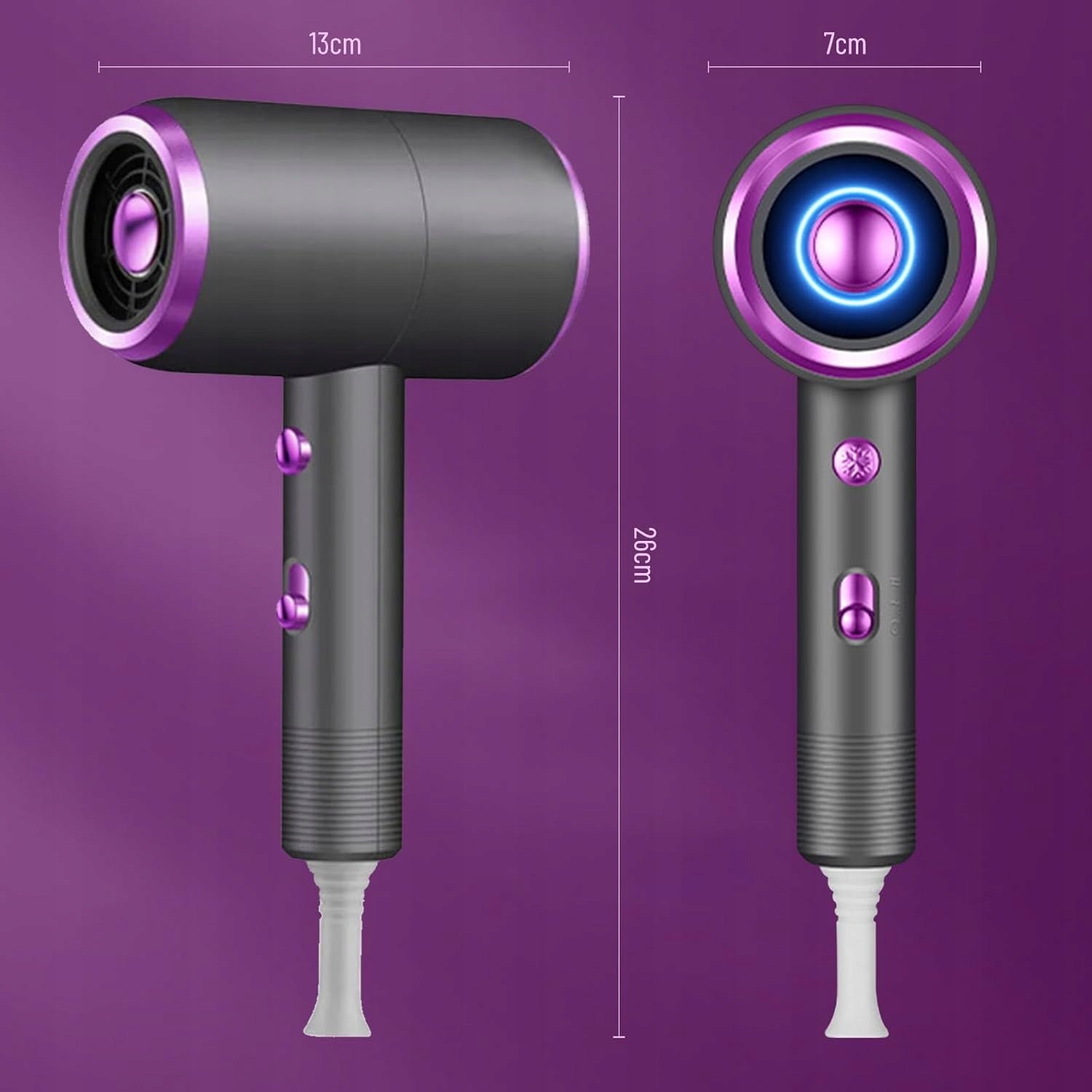 Hair Dryer with Diffuser and Ionization 1800W Quick Drying Bizcasa Manufacturer code Joniczna suszarka