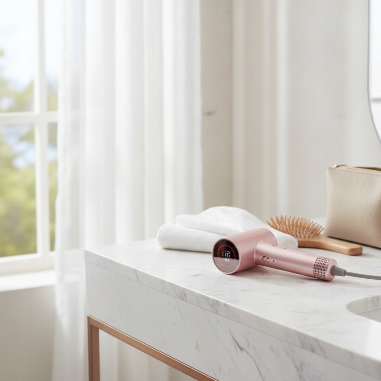 Hair Dryer with Digital Display Corded for Home, Travel Brand no brand