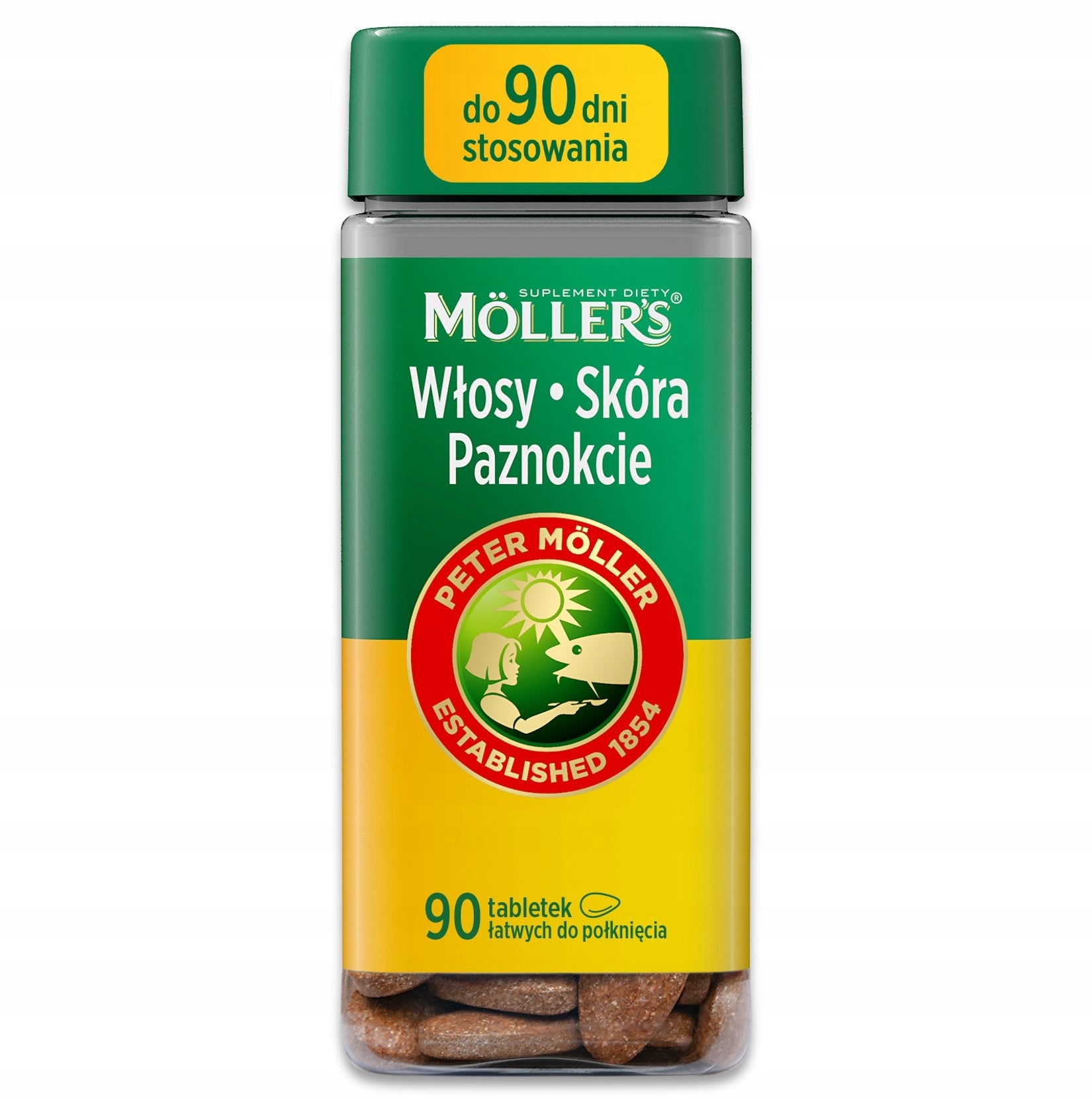 Hair Nail Skin MÖLLER'S VMS Biotin Zinc Selenium Horsetail 90 pcs. Medical device no