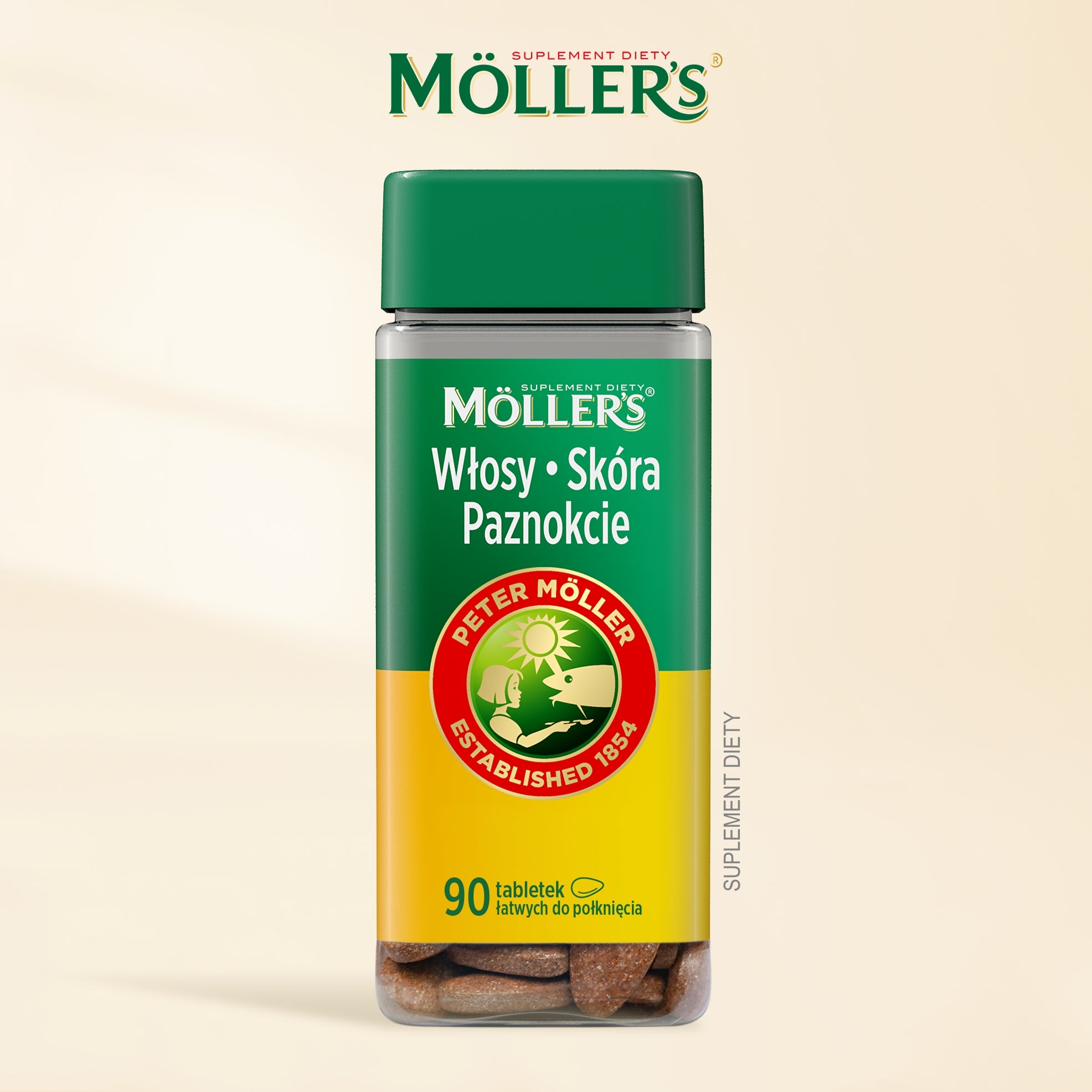 Hair Nail Skin MÖLLER'S VMS Biotin Zinc Selenium Horsetail 90 pcs. Packaging status original