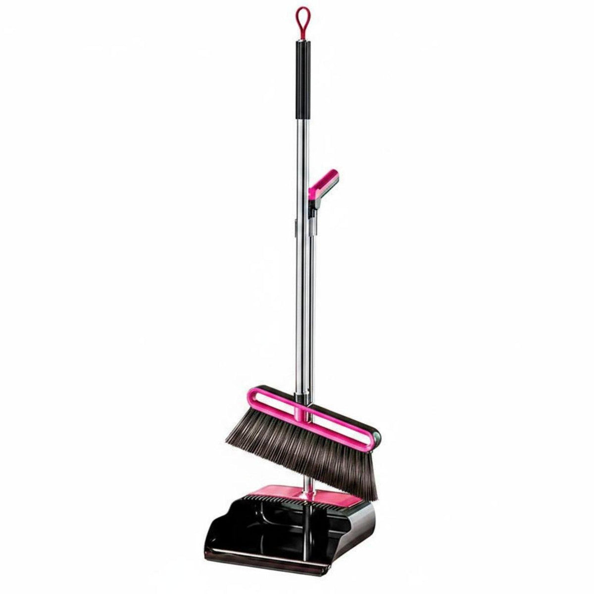 Hair Resistant Broom Set Lightweight Floor Sweep Kit Rubber
