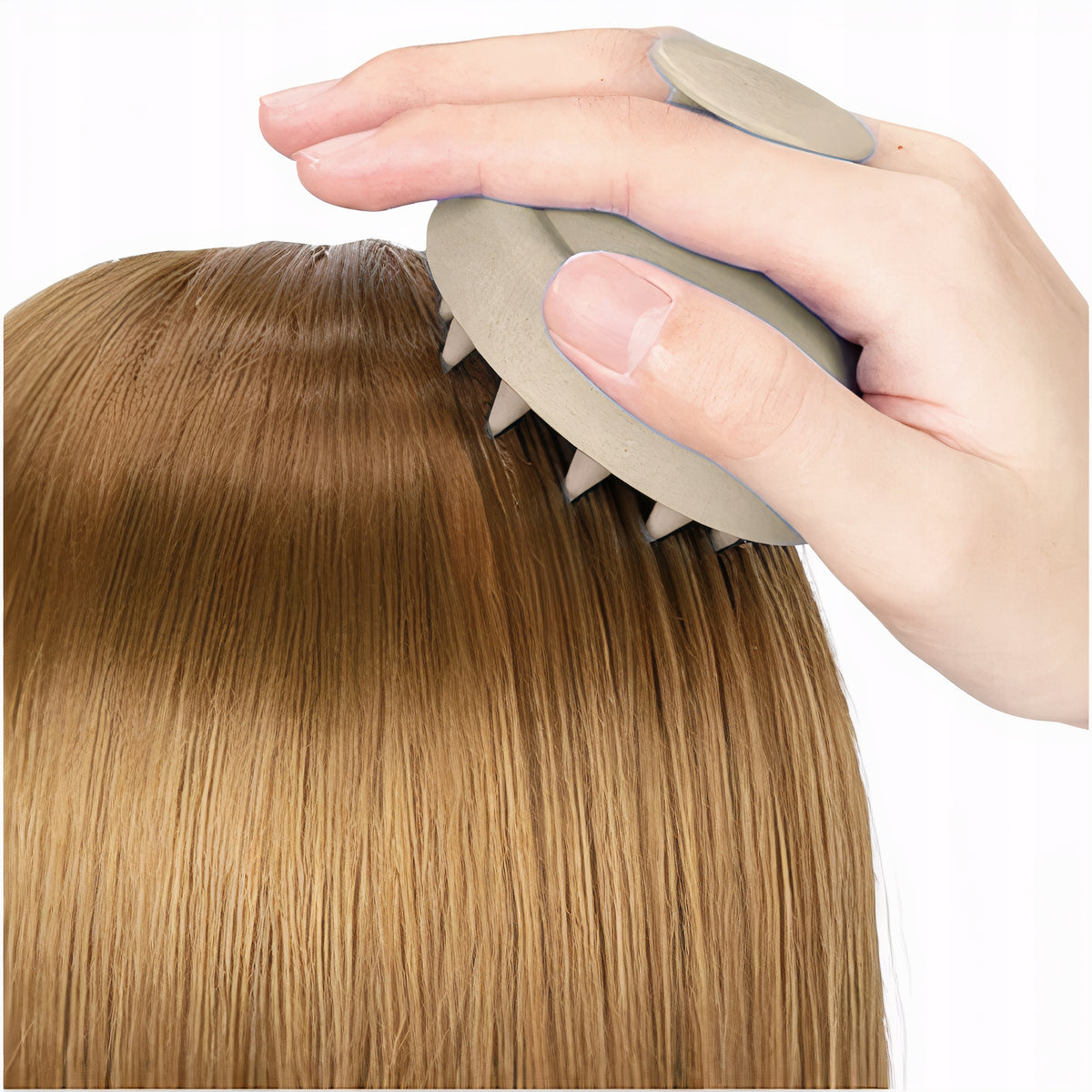 Hair Skin Massager Head Washing Massage Silicone Brush Gentle Packaging status original