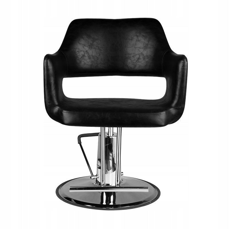Professioneller Friseurstuhl Hair System SM339, schwarz 