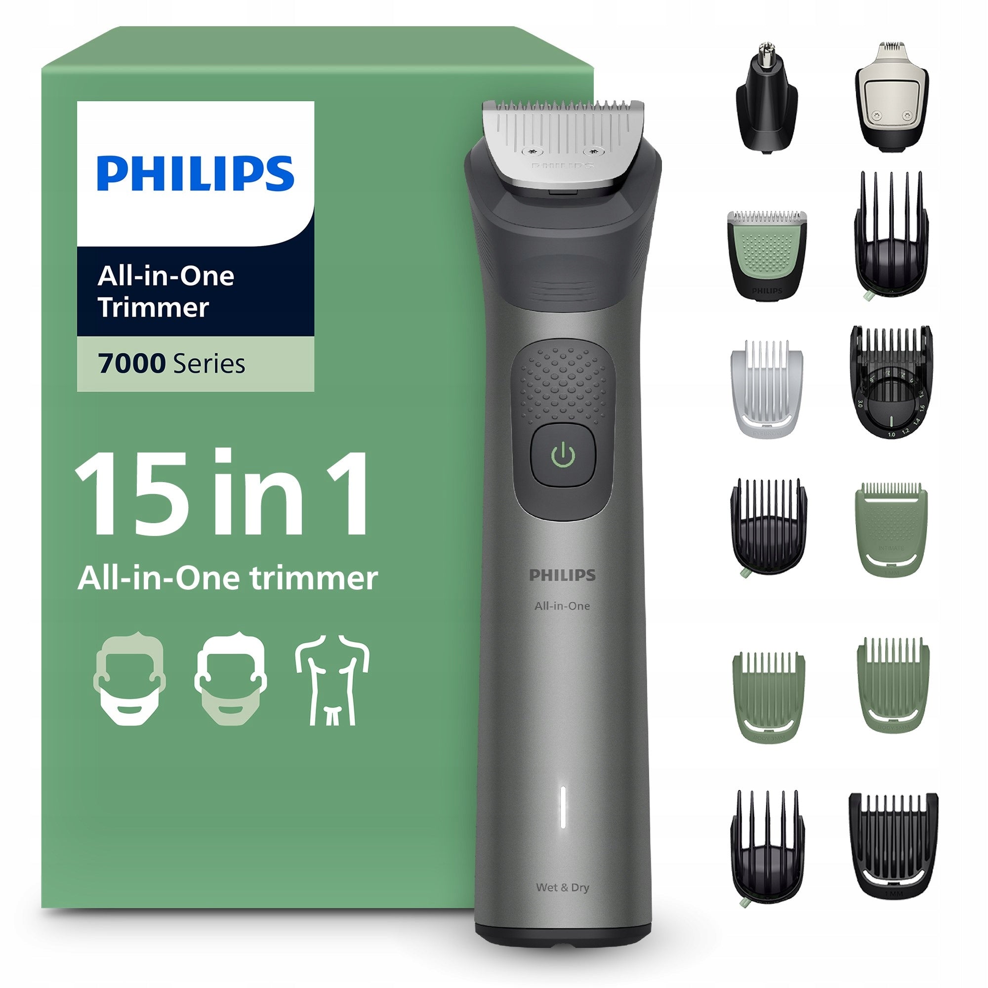 Hair Trimmer All-in-one Shaver Series 7000 Multigroom Philips MG7935/15