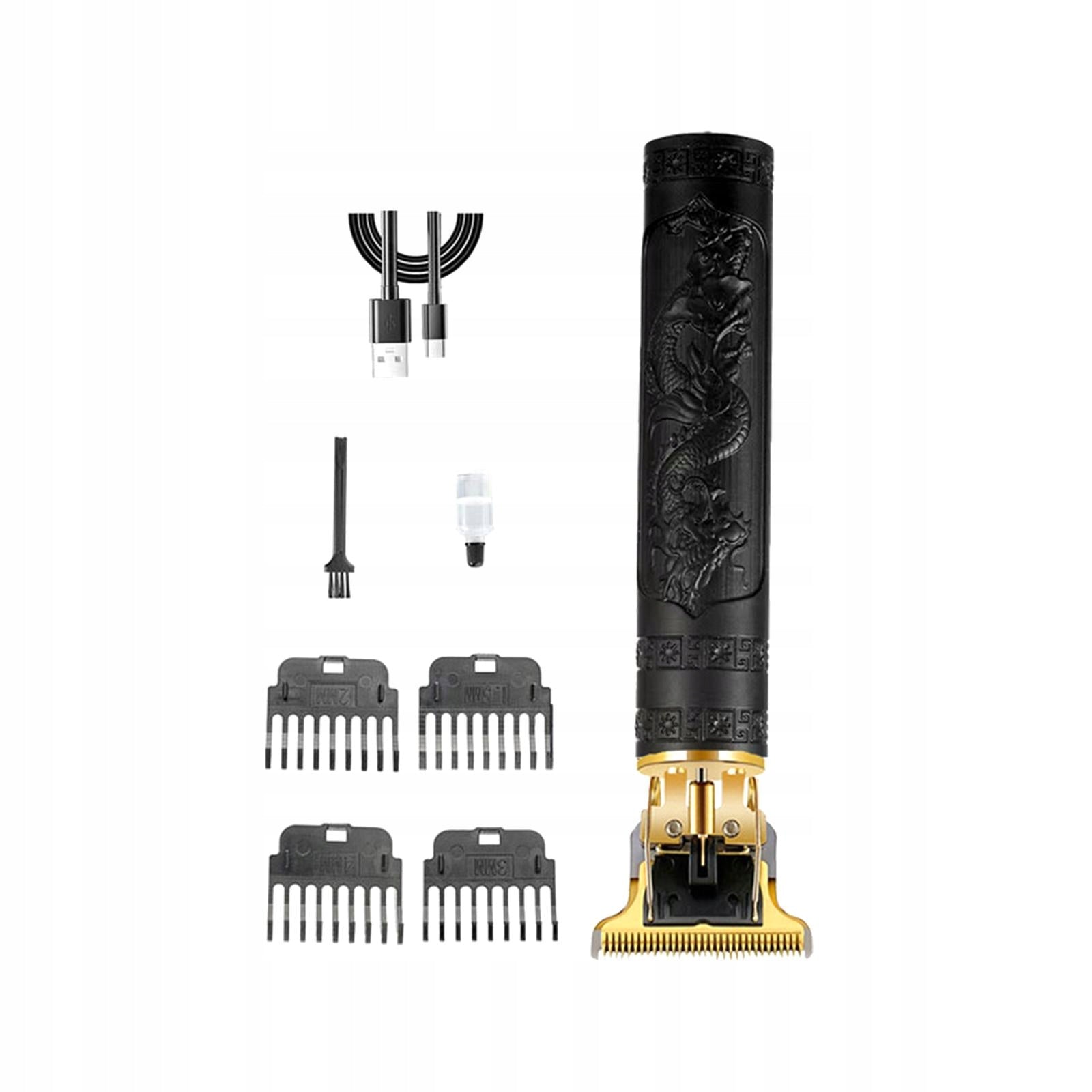 Hair Trimmer Electric Barber Salon Black Model Korzystanie z salonu fryzjerskiego Z 4