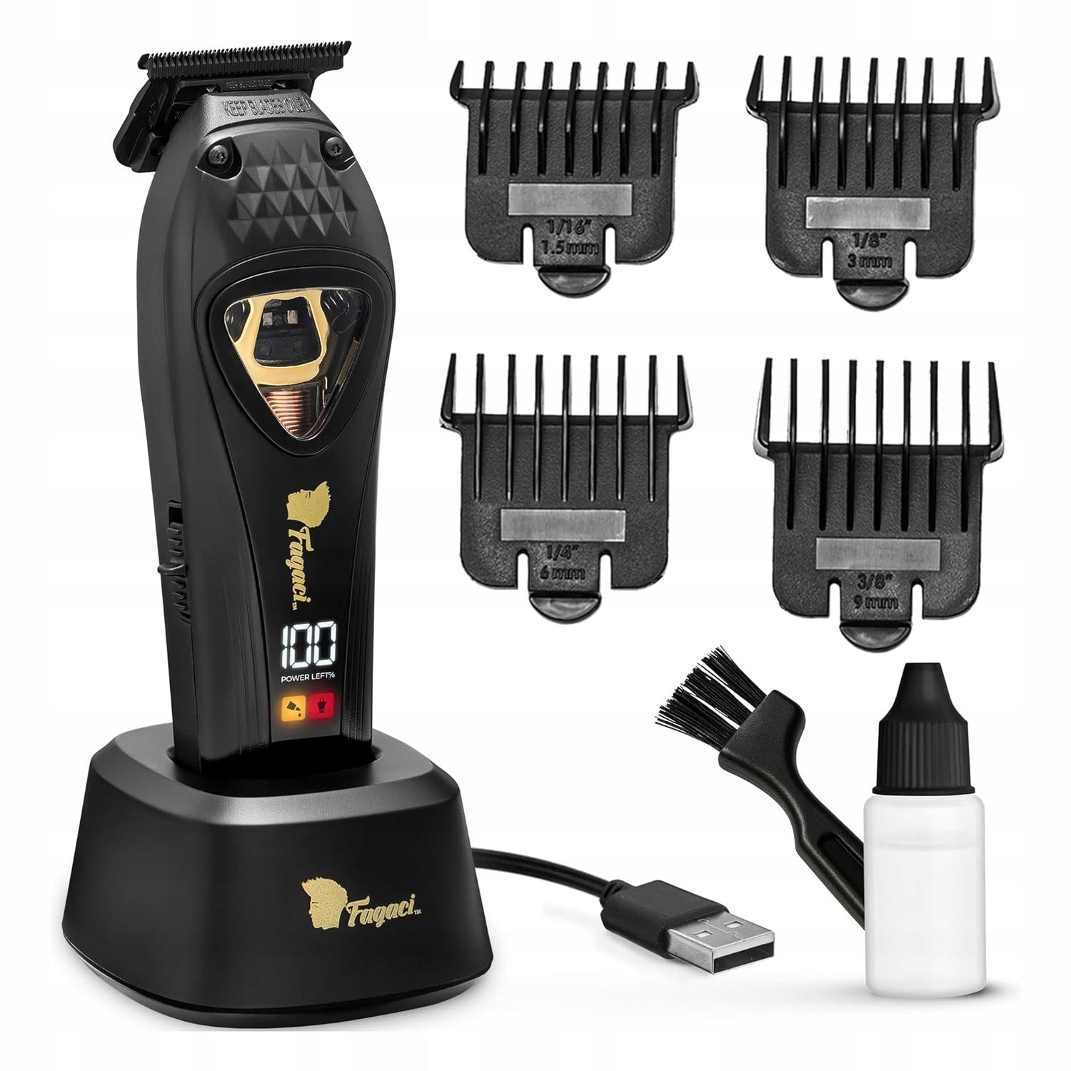 Hair Trimmer Professional No Slots High Power Strong