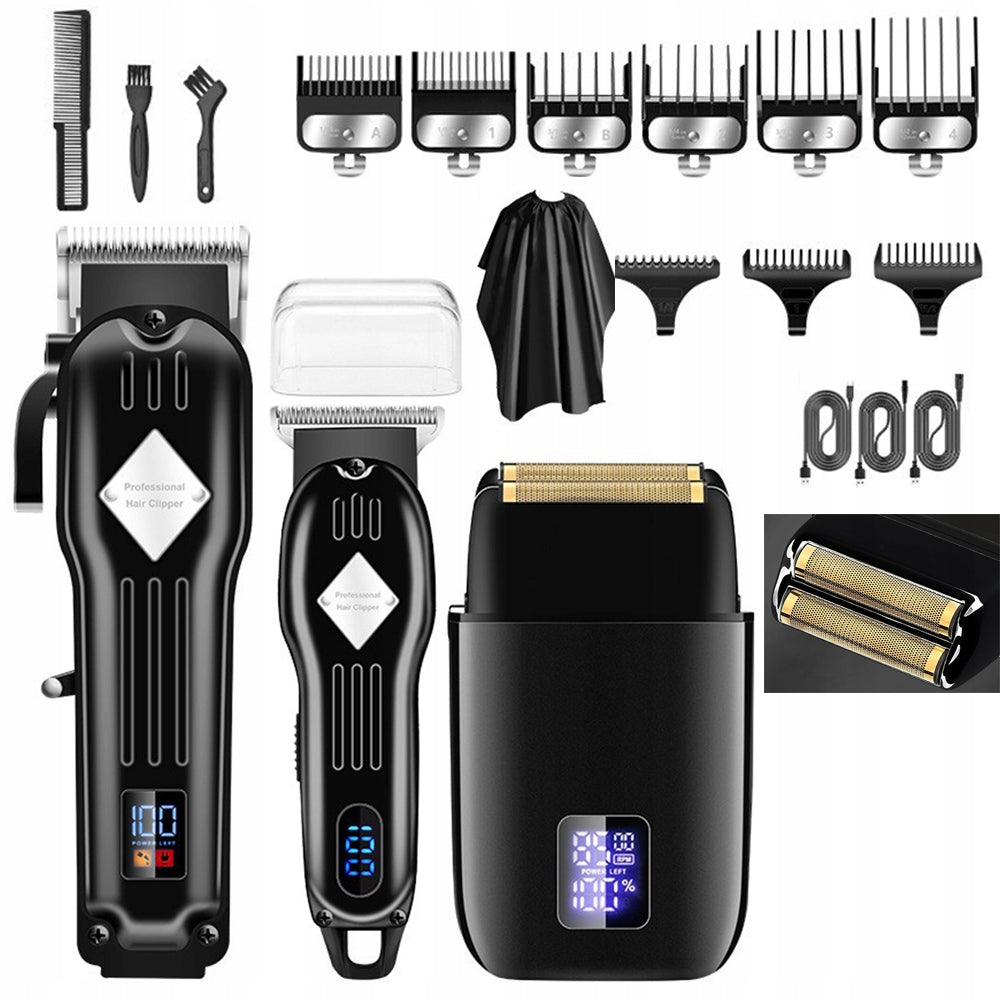 Hair Trimmer Set for Precise Grooming Shaver Beard Professional 8in1 Body