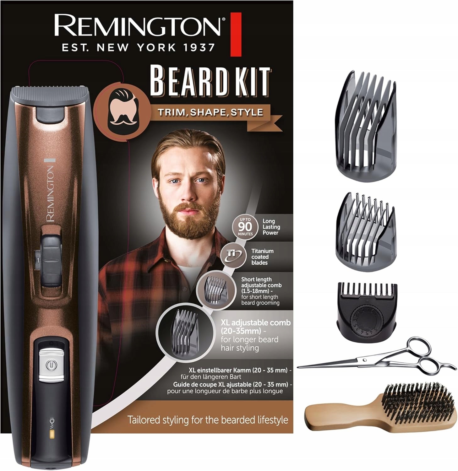 Hair clipper Remington MB4046 beard trimmer 90 minutes