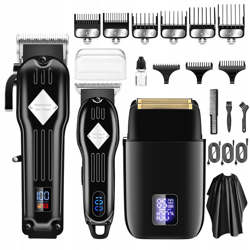 Hair clipper set: 3 in 1 (Clipper/Trimmer/Shaver),