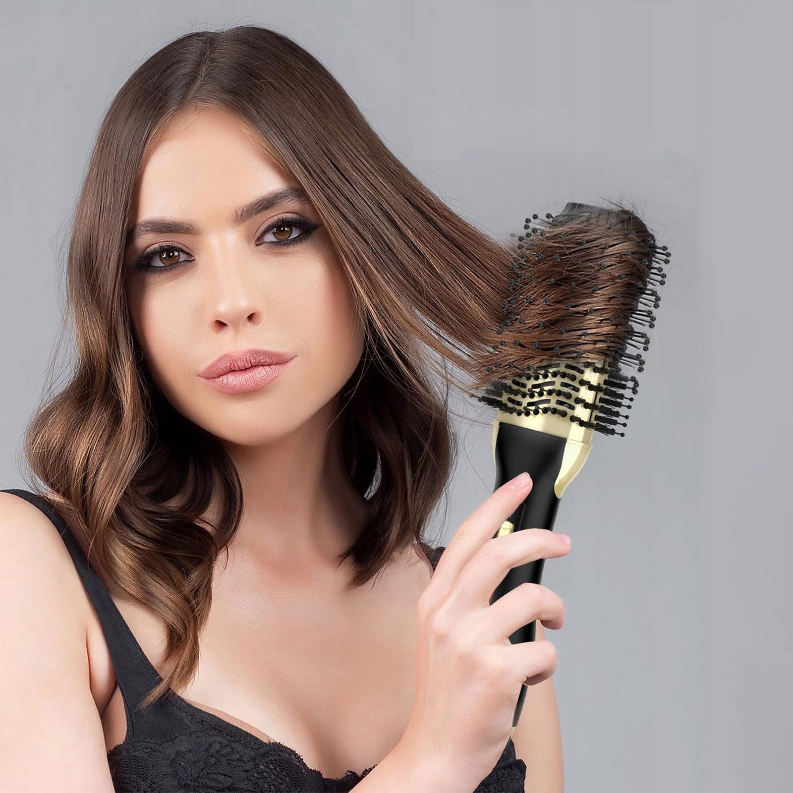 Hair dryer tourmaline ionization black gold 3modles 1000W multifunctional Brand no brand