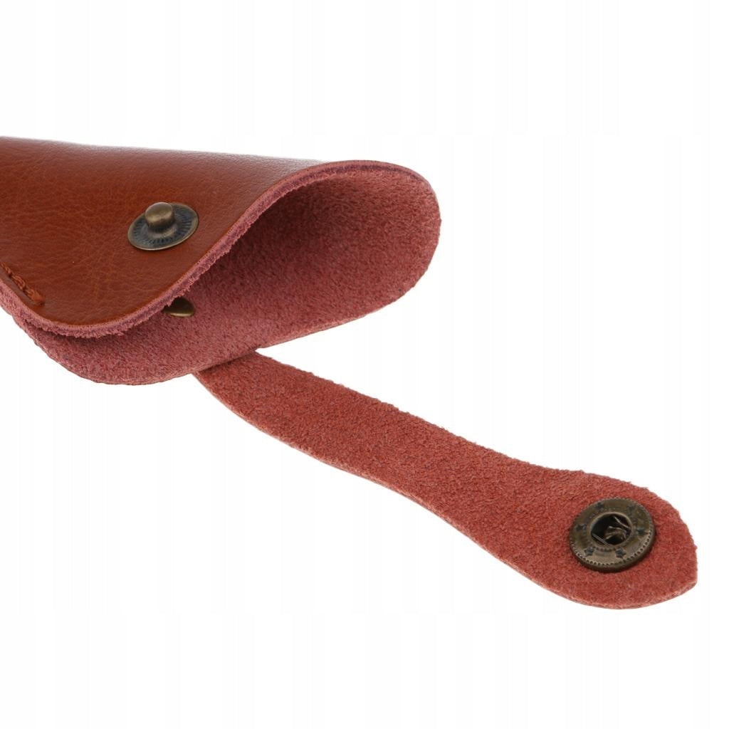 Hairdressing Scissors Bag Large Soft Salon Storage Shears Pouch Brown Model worek do przechowywania nożyczek