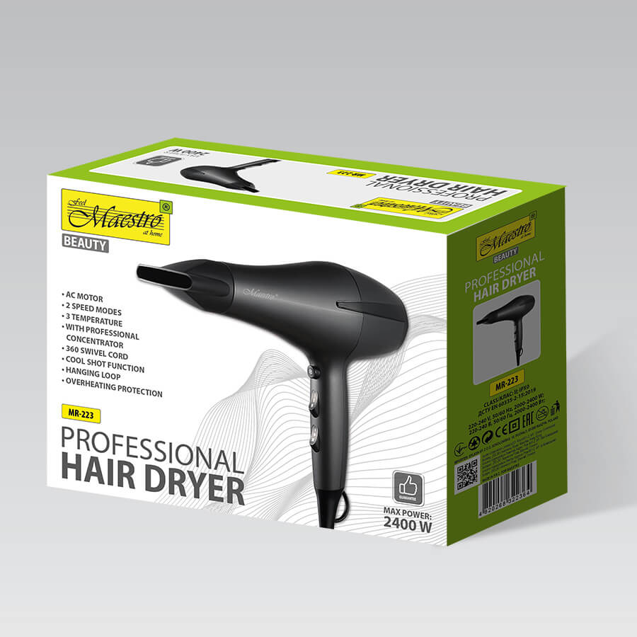 Hairdryer 2400W MAESTRO MR-223 Model 606207174