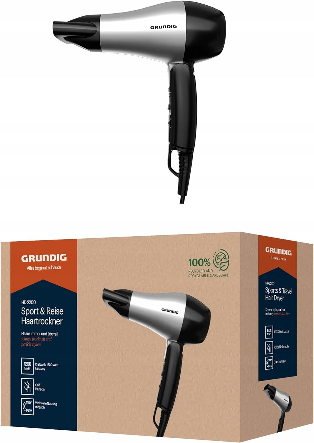 Hairdryer Grundig 2200