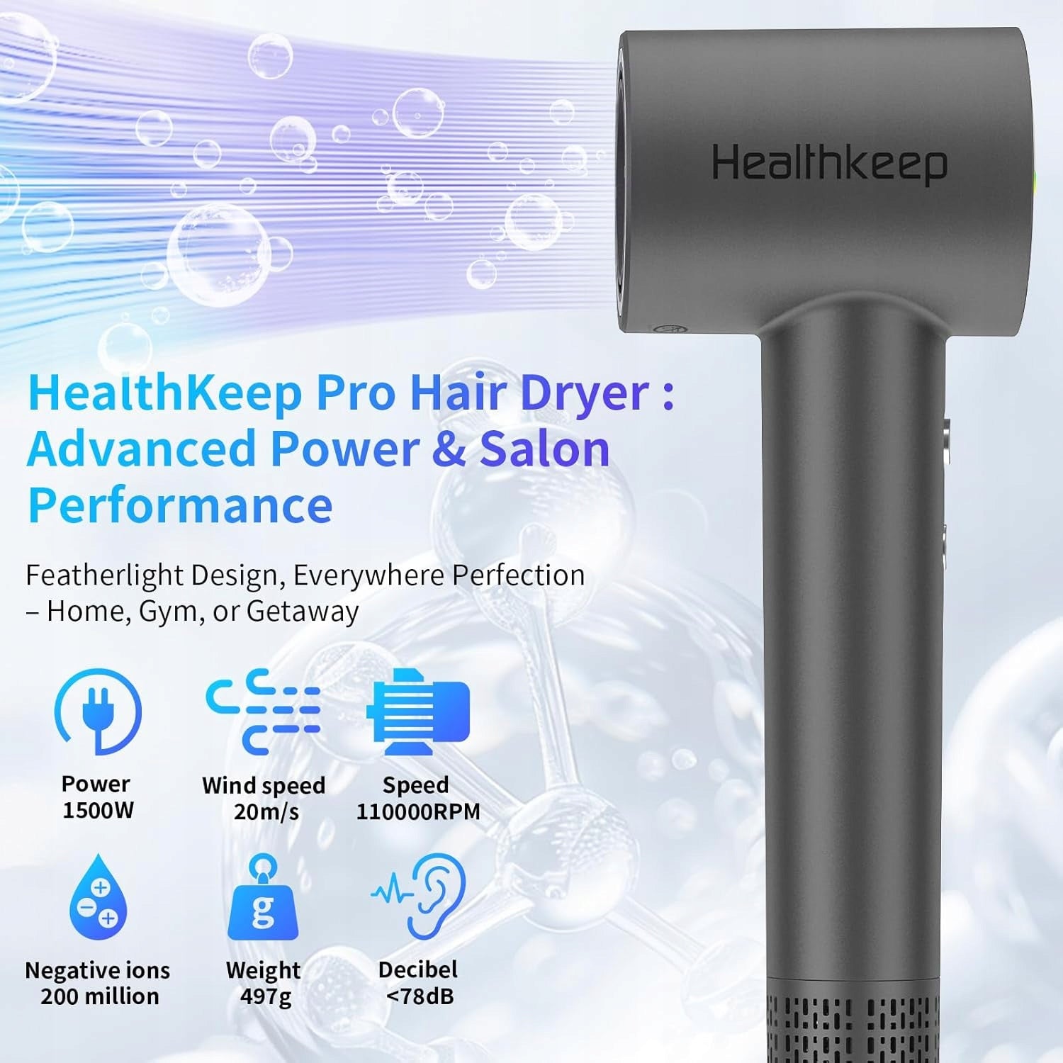 Hairdryer Health Keep ZCY891-E