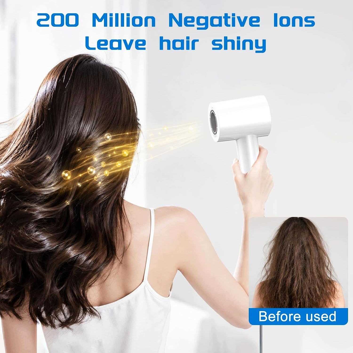 Hairdryer Ultra BAMCOO 1500W ion Model BAMCOO 1500W jonowa