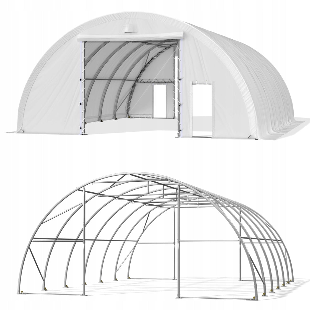 Hala Łukowa 9,15x12 m 4,5h carport, garage, tent storage