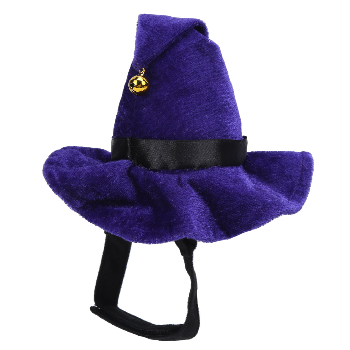 Halloween Wizard Hat for Cat with XG Shaped Bell