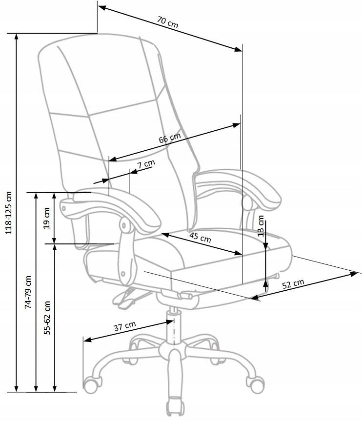 Halmar ALVIN executive chair black Brand Halmar
