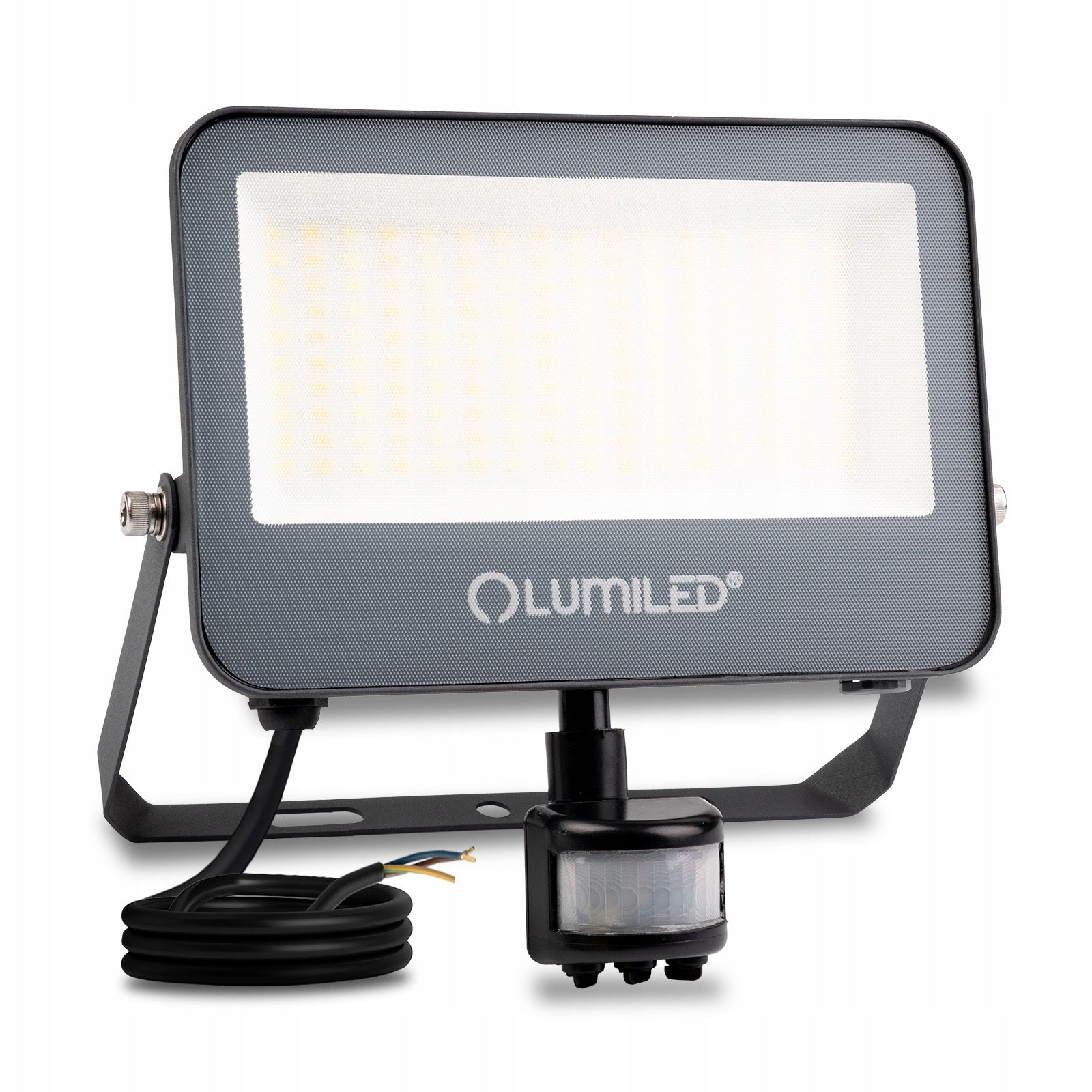 Halogen 50W CCT IP65 LED Floodlight Headlight Lamp with Motion Sensor Packaging status original