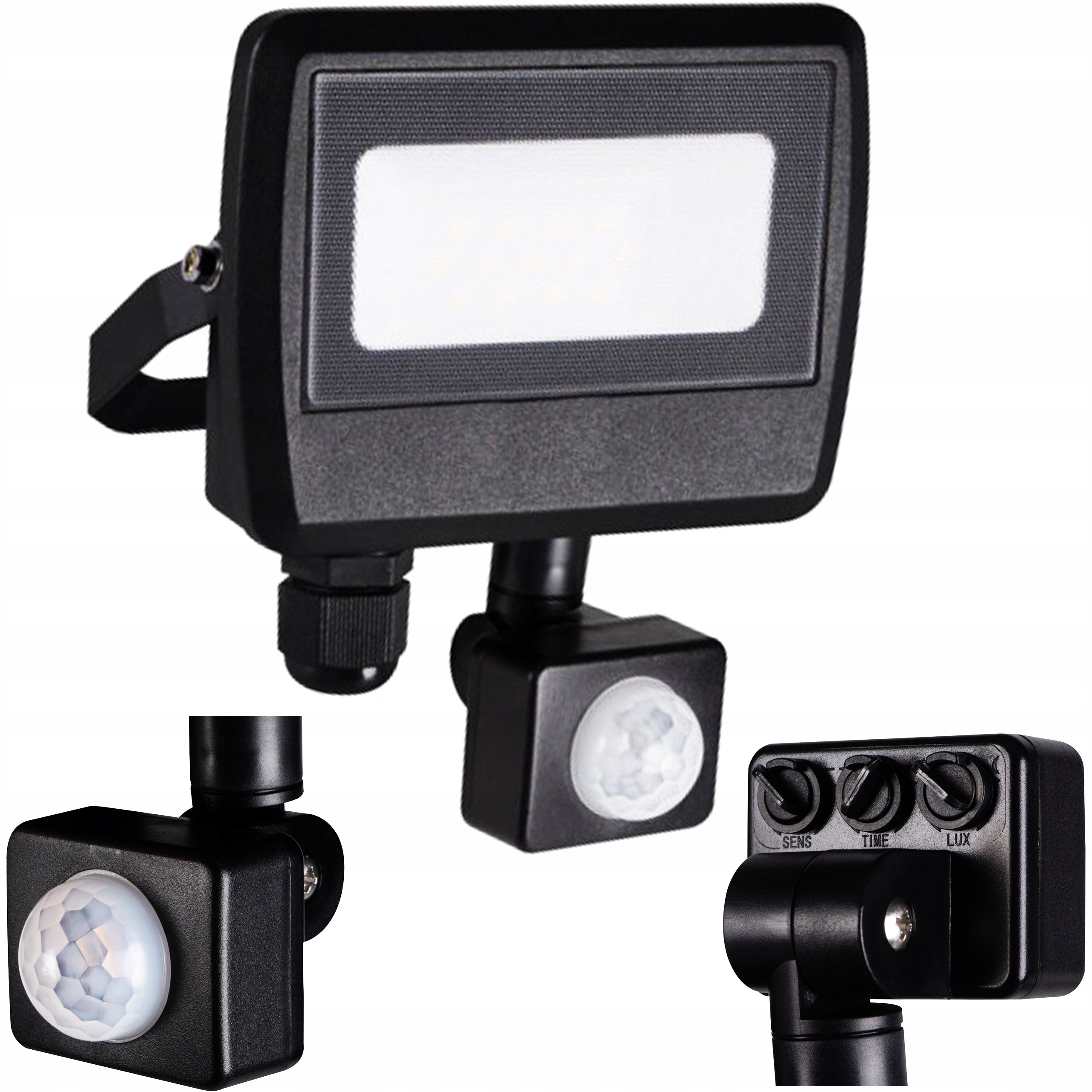 Halogen FLOODLIGHT LED PROJECTOR 10W-NW-SE 800lm SENSOR