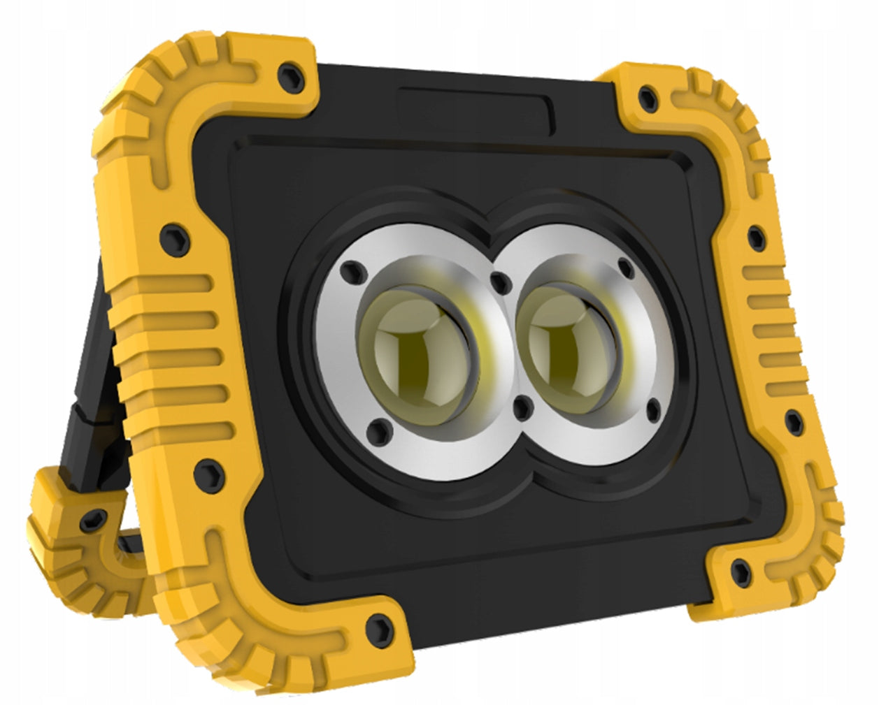Halogen Floodlight LED Portable Lamp Rechargeable 20W=200W Lenses Construction Manufacturer code 5881