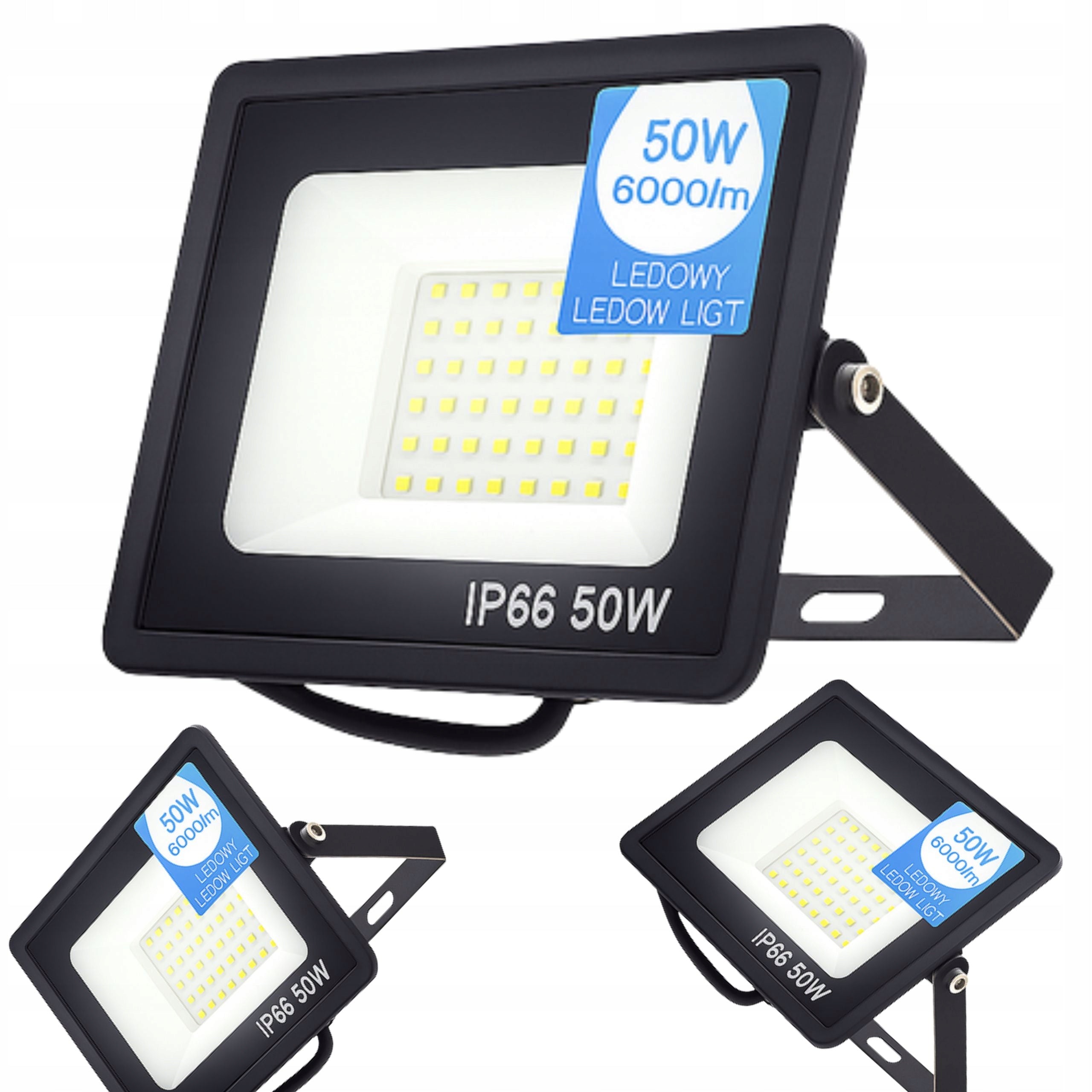 Halogen Headlamp Working LAMP FLOODLIGHT WATERPROOF LED 50W 6000lm SLIM