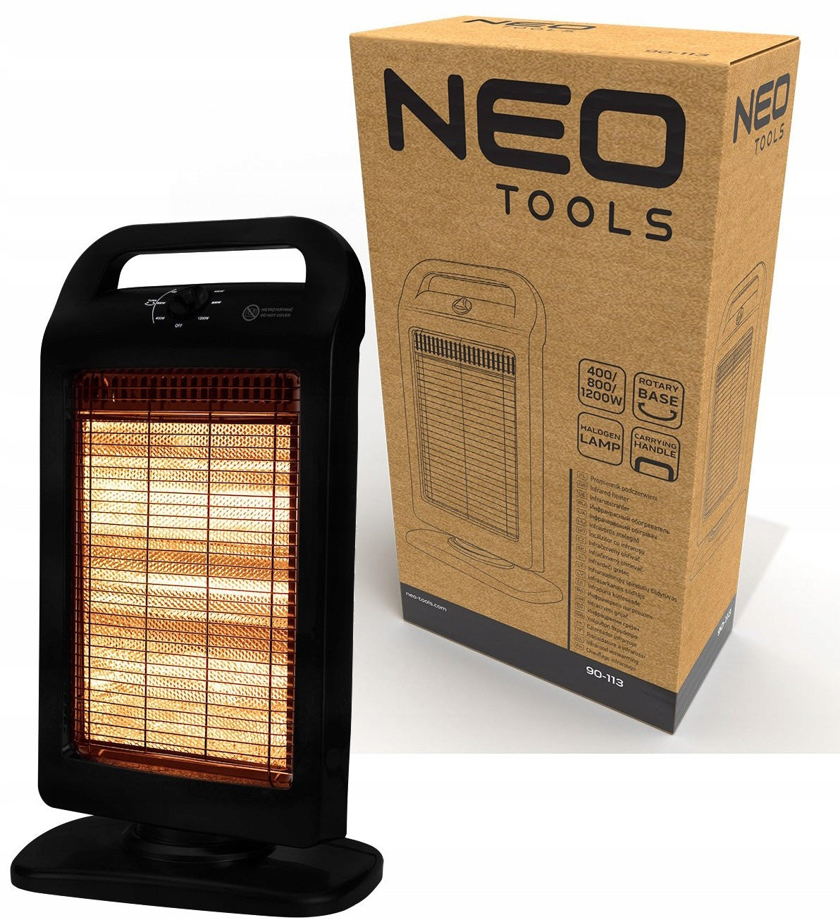 Halogen Infrared Radiator 400W 800W 1200W Infrared Effect Oscillation