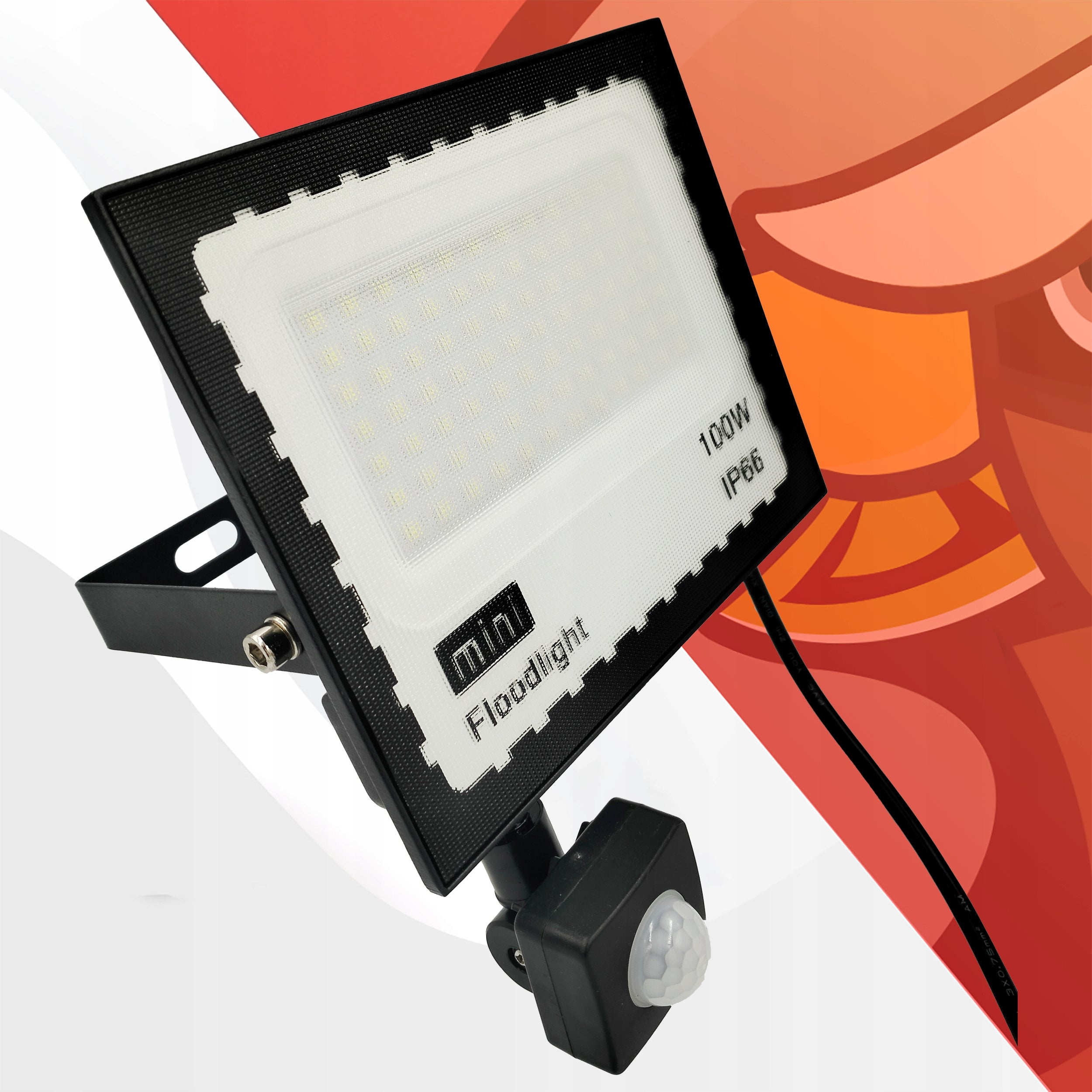 Halogen LED 100W 230V with Motion and Twilight Sensor LED Floodlight Lamp EAN (GTIN) 5907371990266