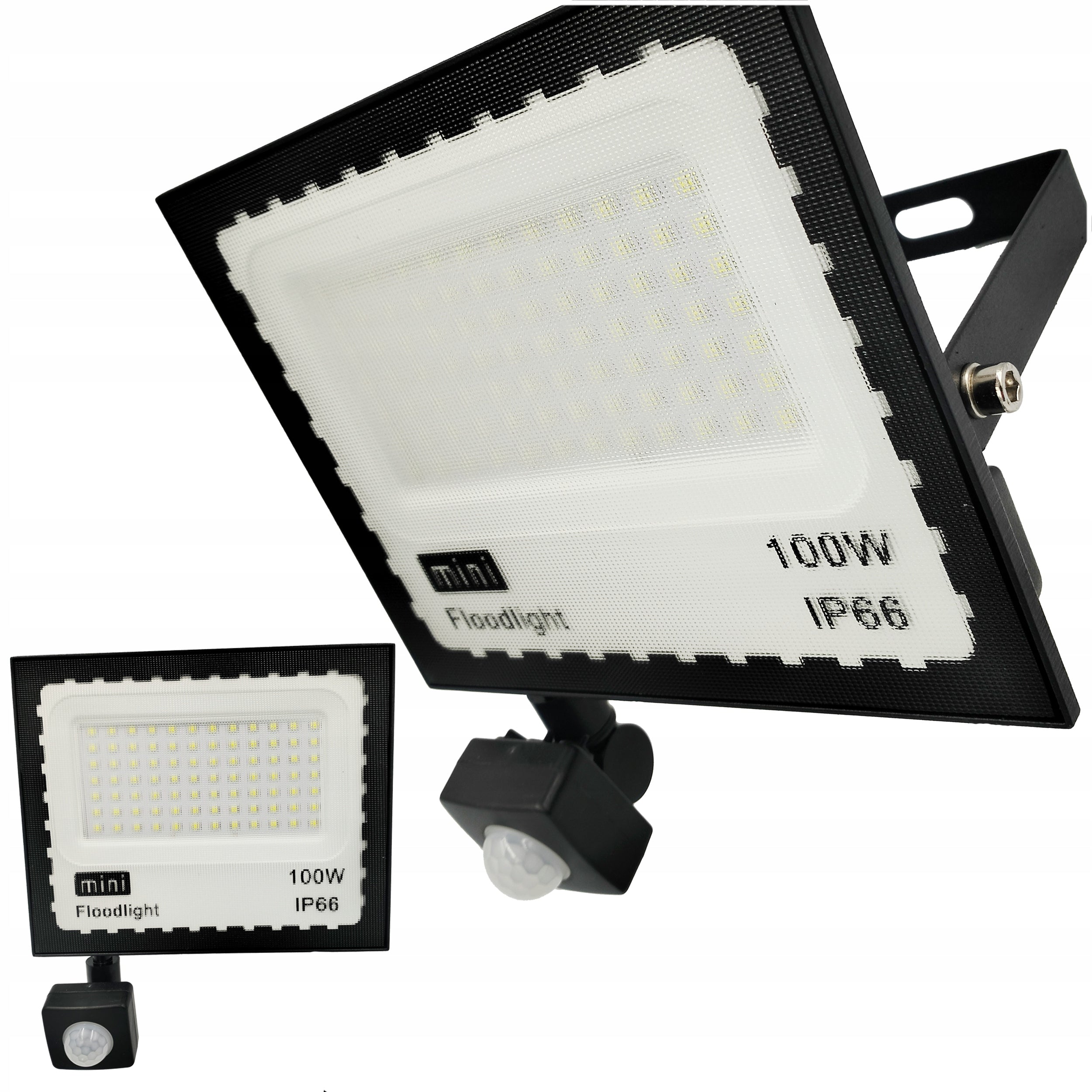 Halogen LED 100W 230V with Motion and Twilight Sensor LED Floodlight Lamp