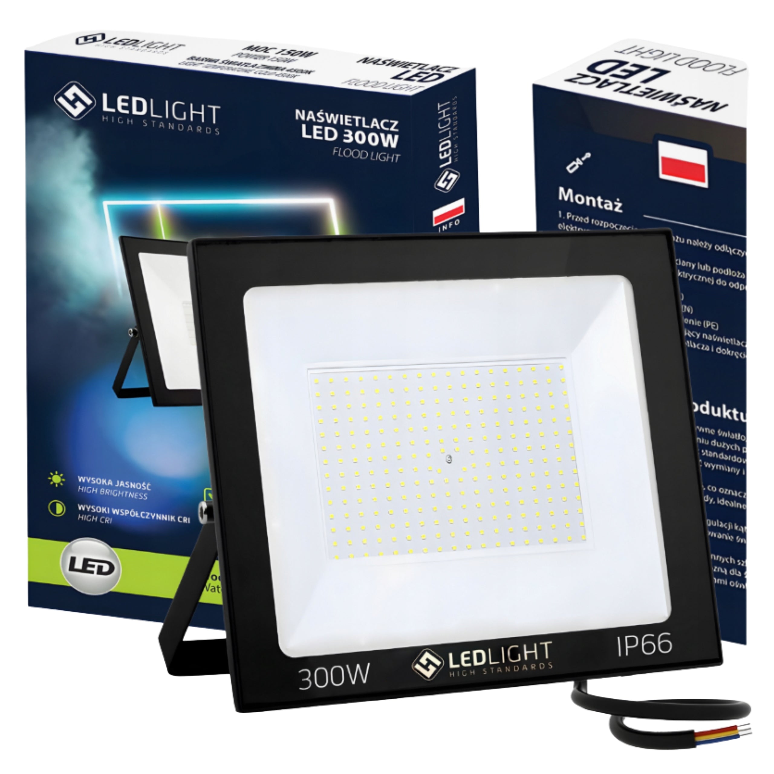 Halogen LED 300W Outdoor Lamp Spotlight Slim Building IP65