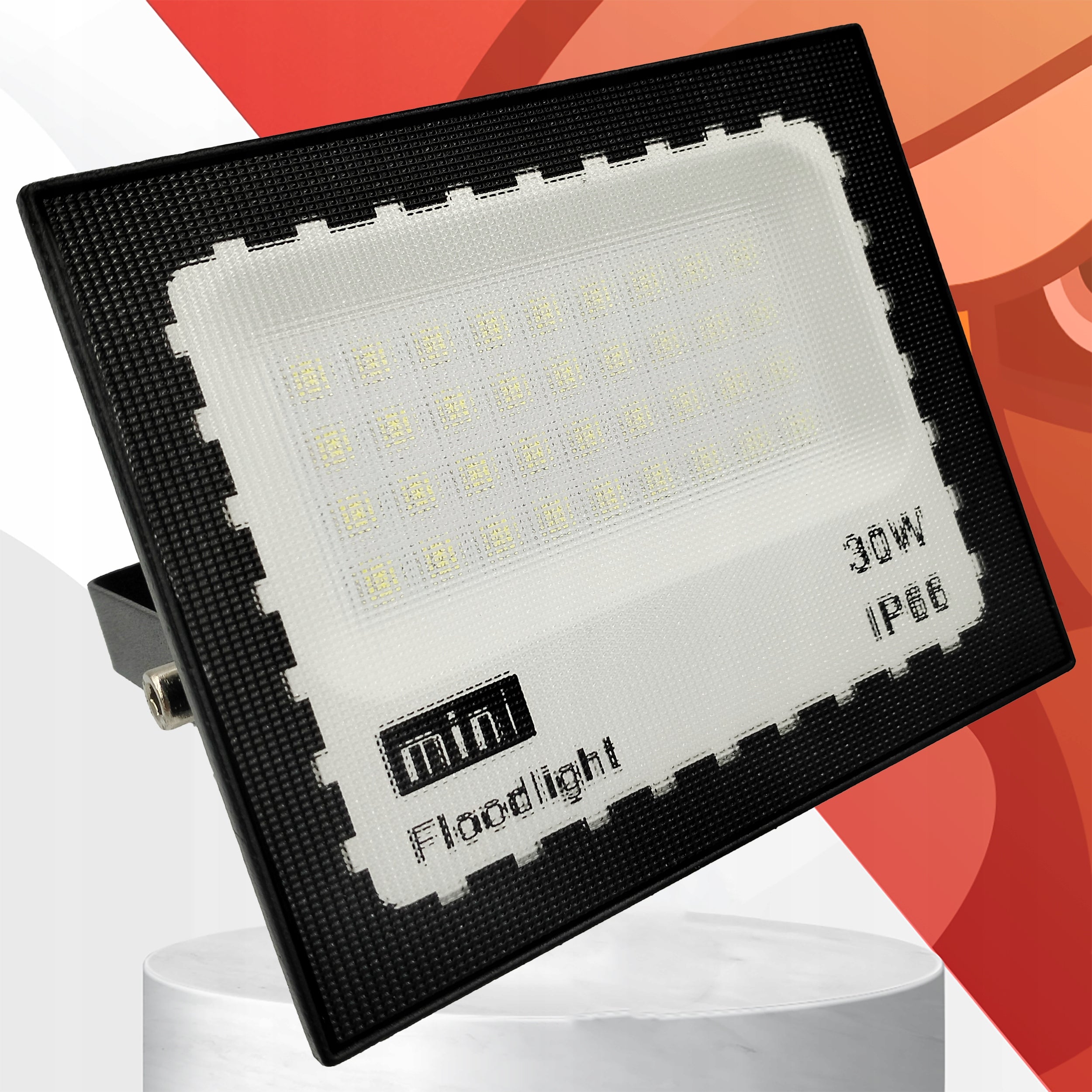 Halogen LED 30W 230V LED Floodlight Lamp Outdoor Backyard Lighting Color black