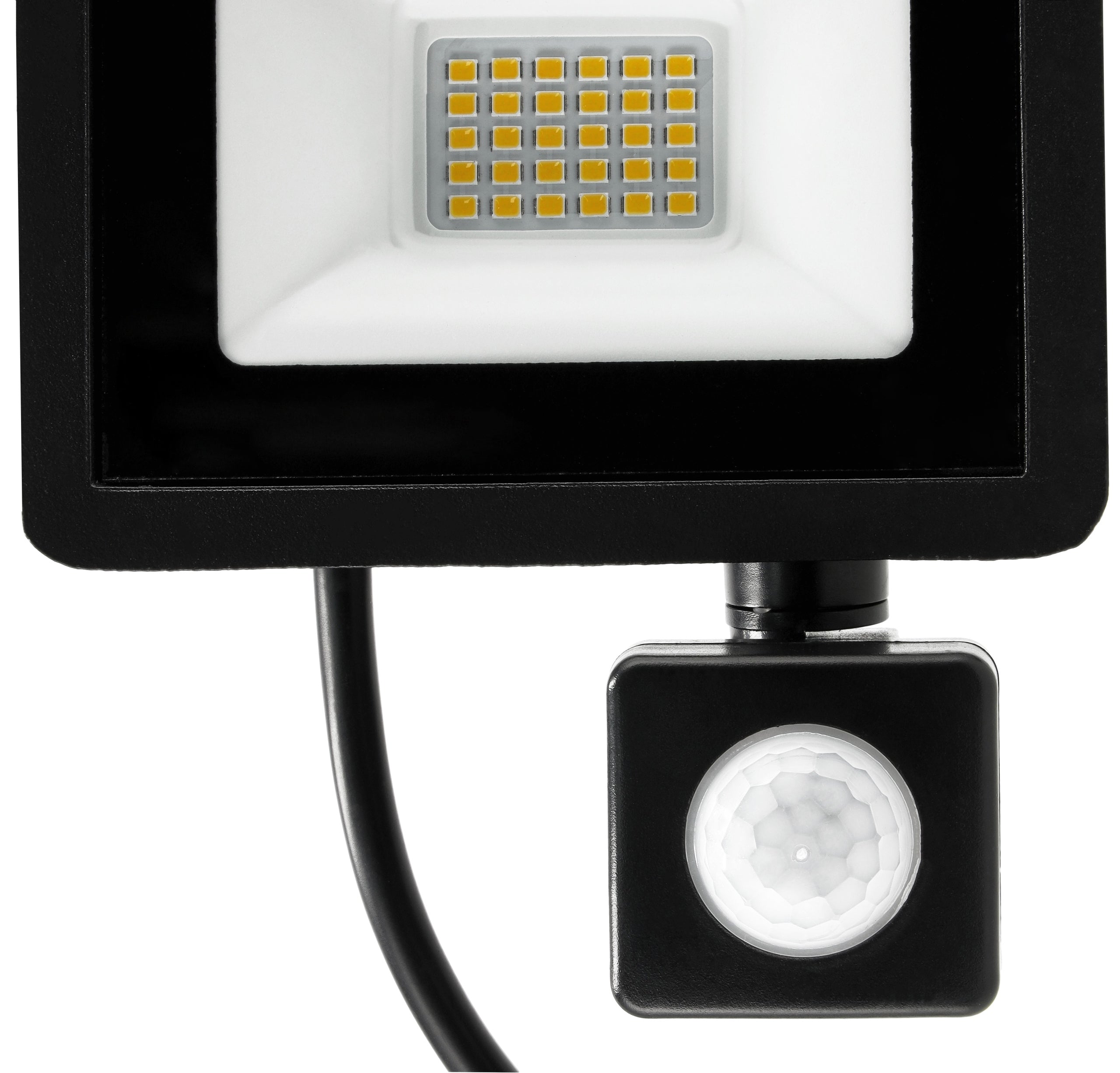 Halogen LED 30W 2700lm Lamp with Twilight Motion Sensor Floodlight IP65 Light color white neutral