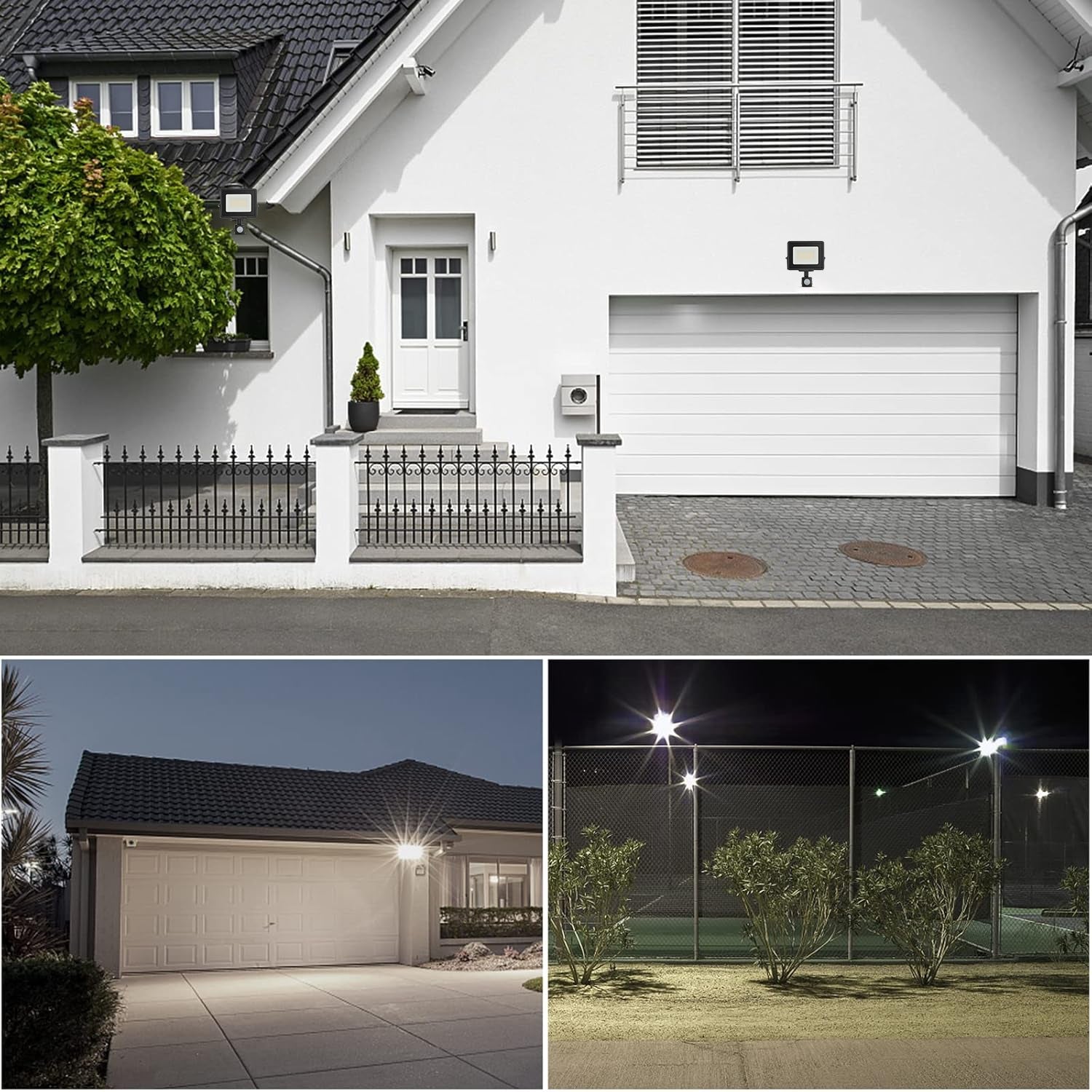 Halogen LED 30W Floodlight Headlight with Twilight Motion Sensor PIR IP65 Manufacturer code Naświetlacz LED 5962